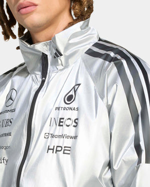 2026 Unisex Silver Jacket | Mercedes-AMG PETRONAS F1 Team x adidas ...