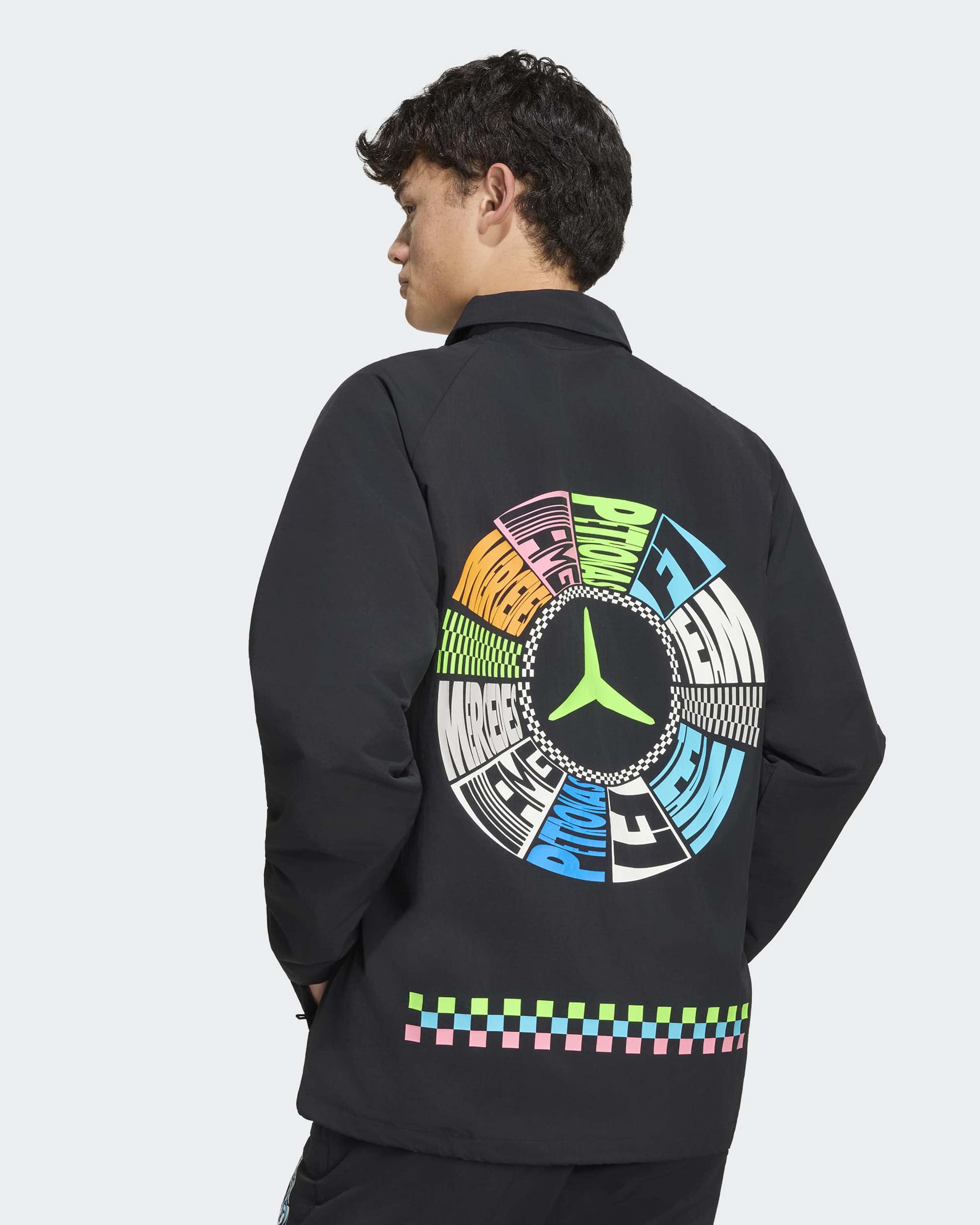 Unisex Lights On Jacket Black