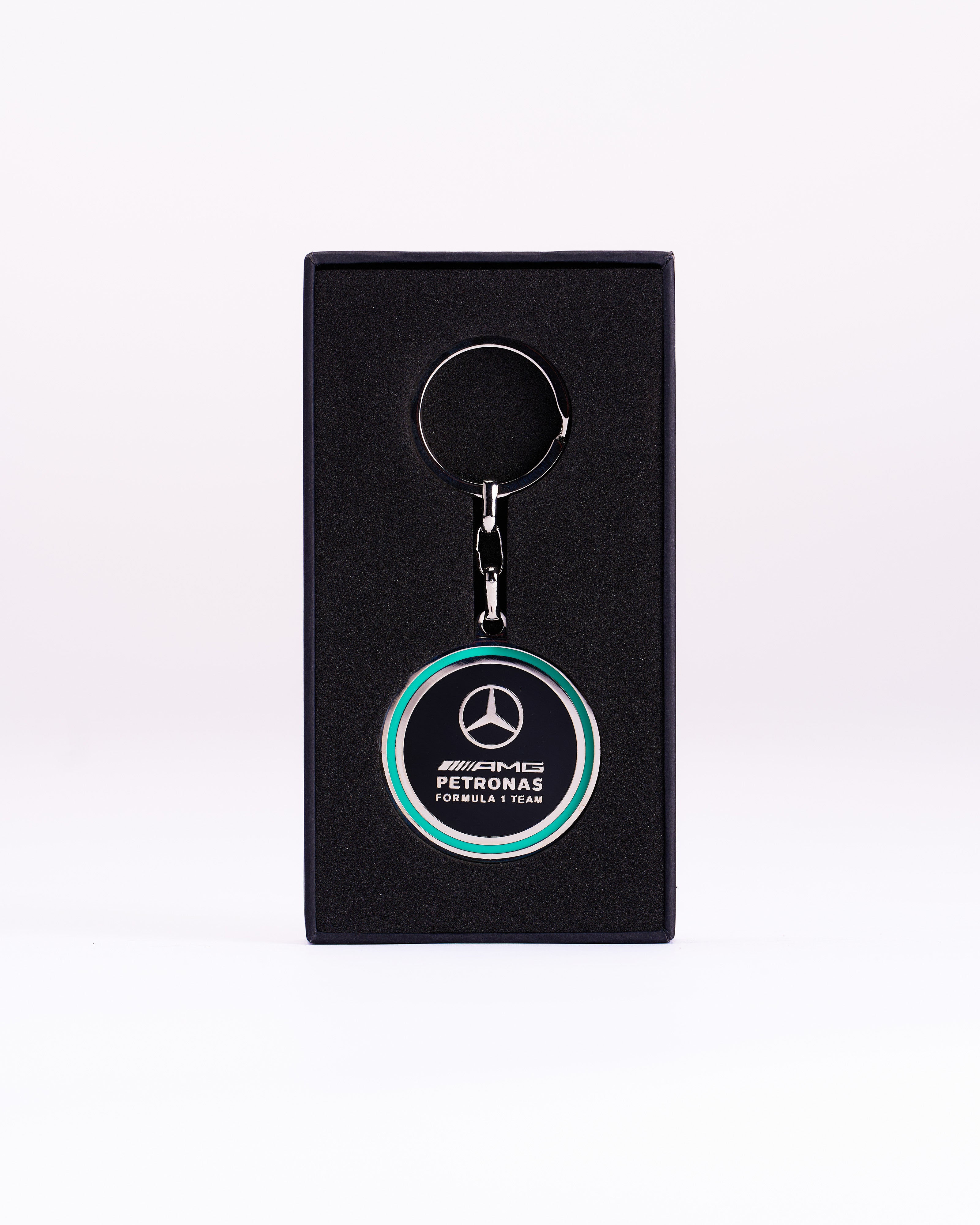 Mercedes-AMG PETRONAS F1 Team Logo Keyring | Official Store 2026