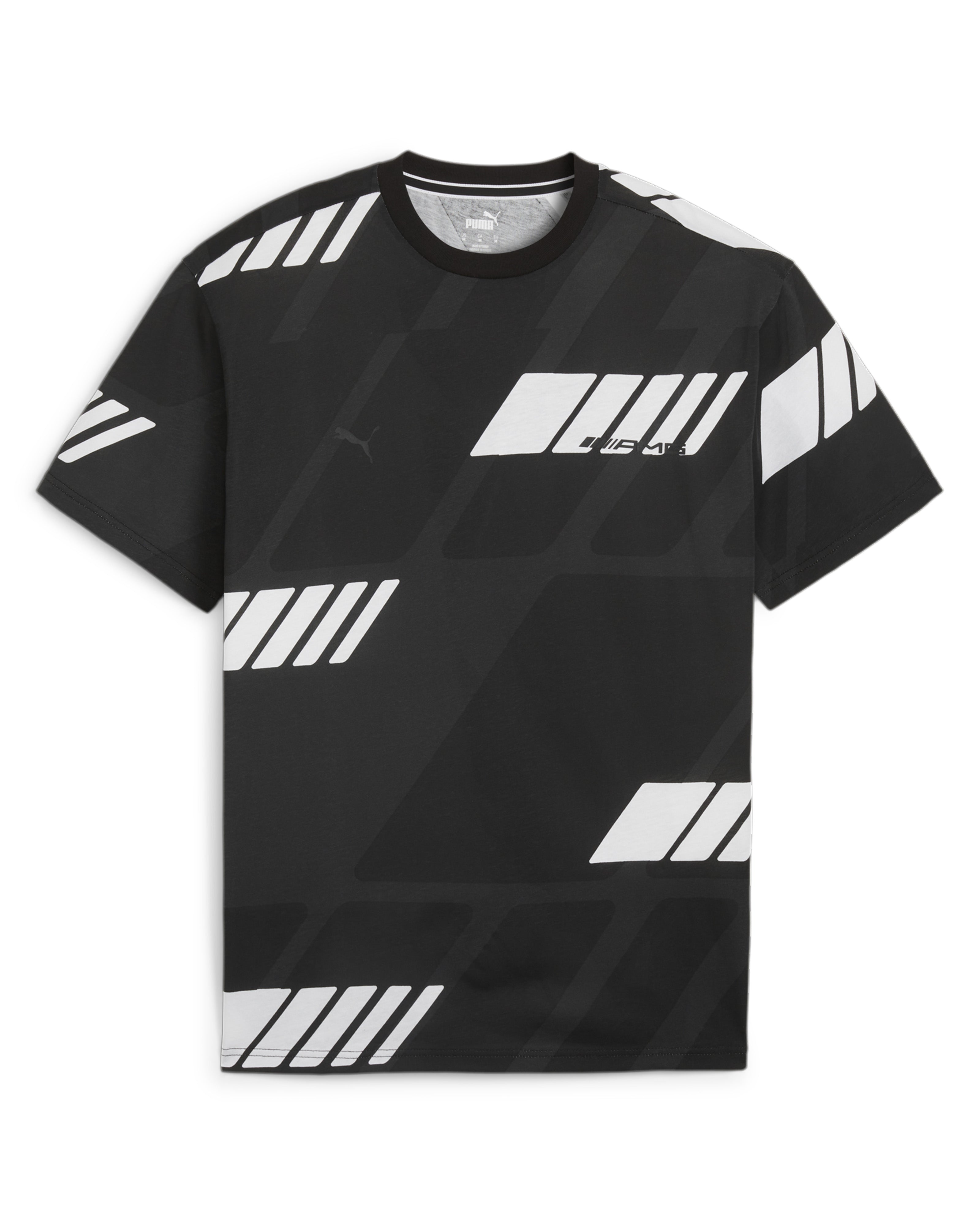 Mens Puma AMG Statement AOP Tee Black