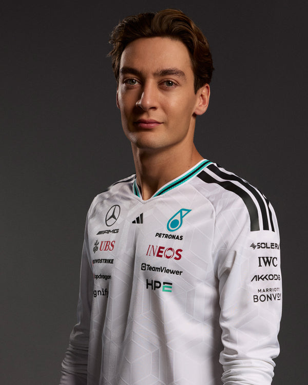 Mens 2026 Authentic Long-Sleeve Driver Tee White