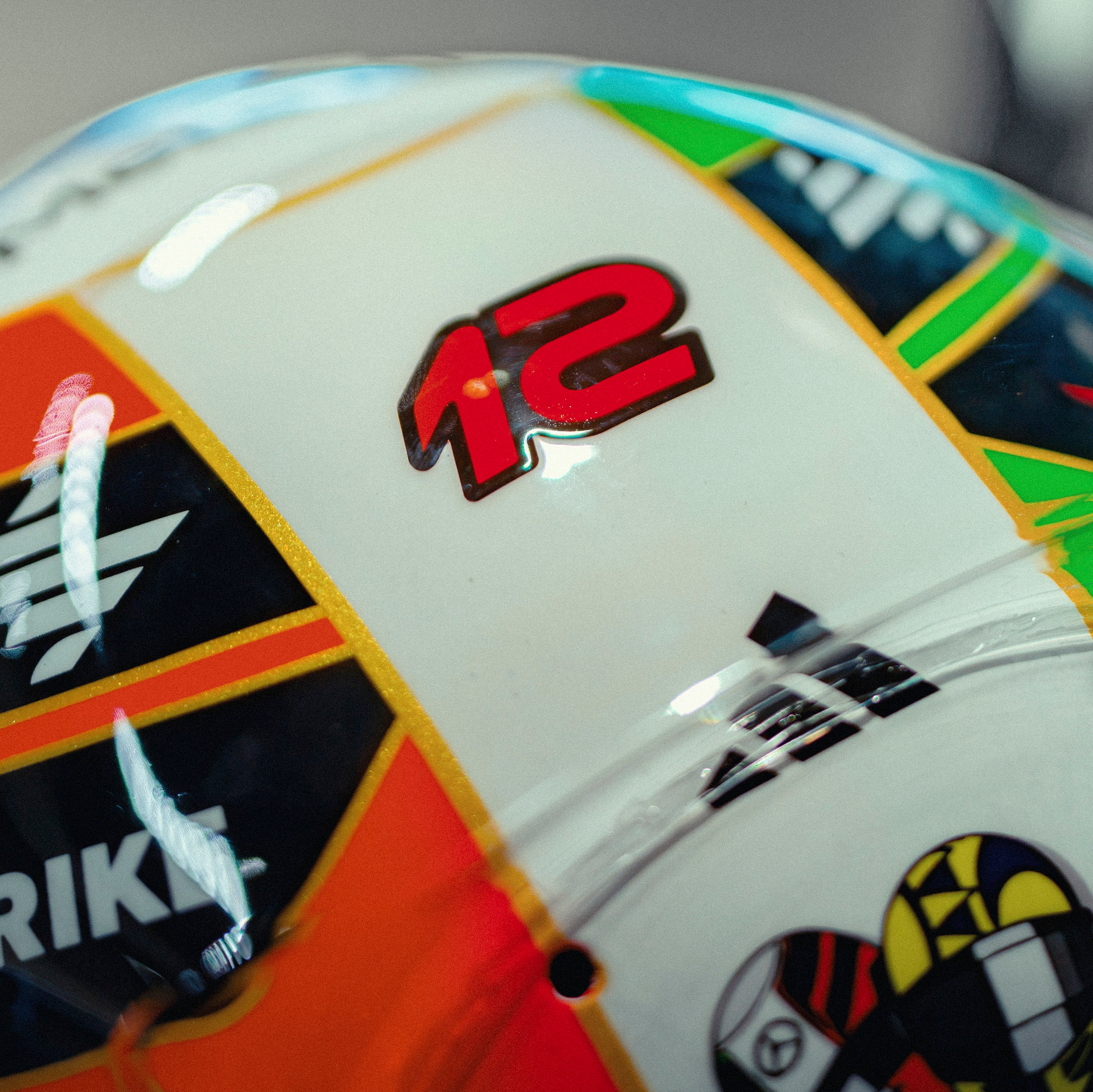 Kimi Antonelli 2026 Monza Mini Bell Helmet Replica 1:2