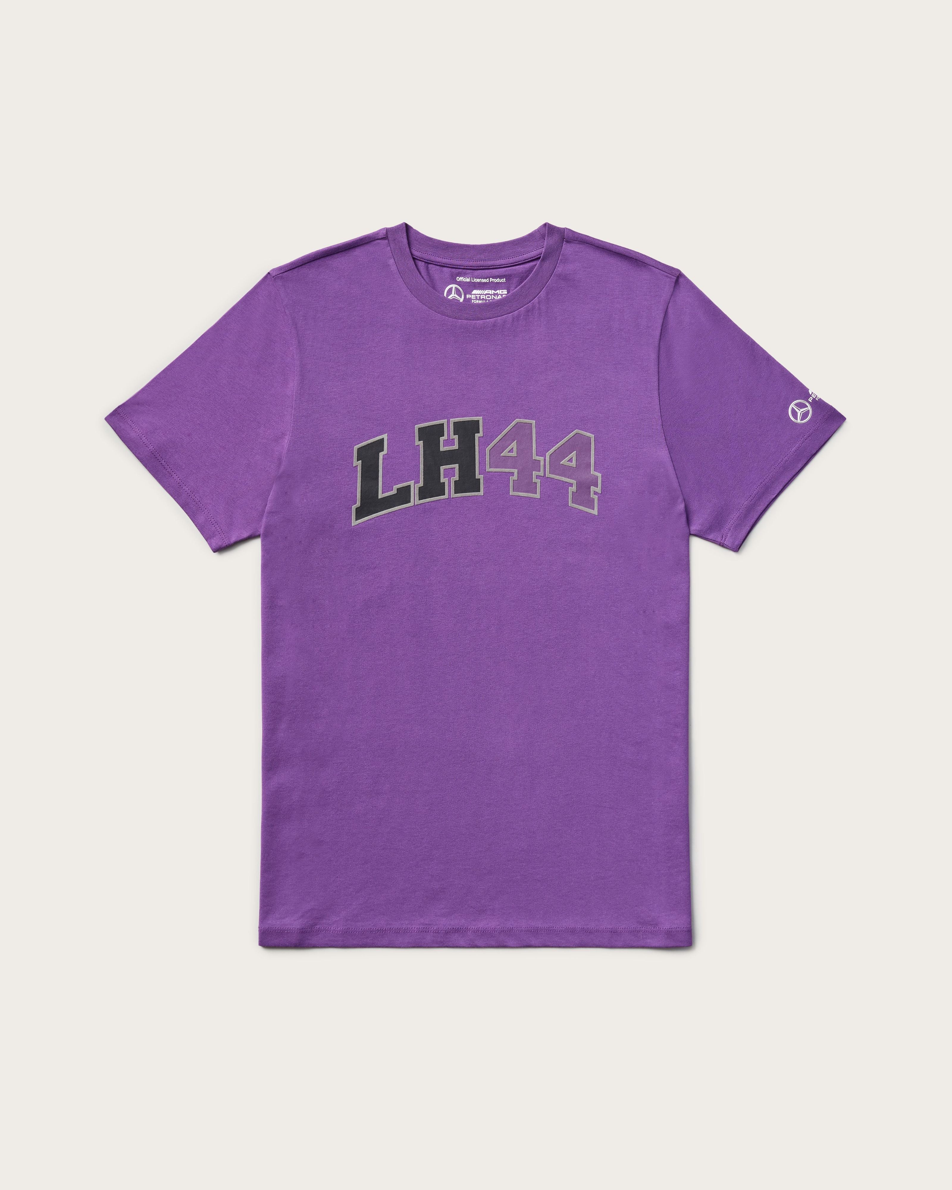 Mens Lewis Hamilton Logo Tee Purple