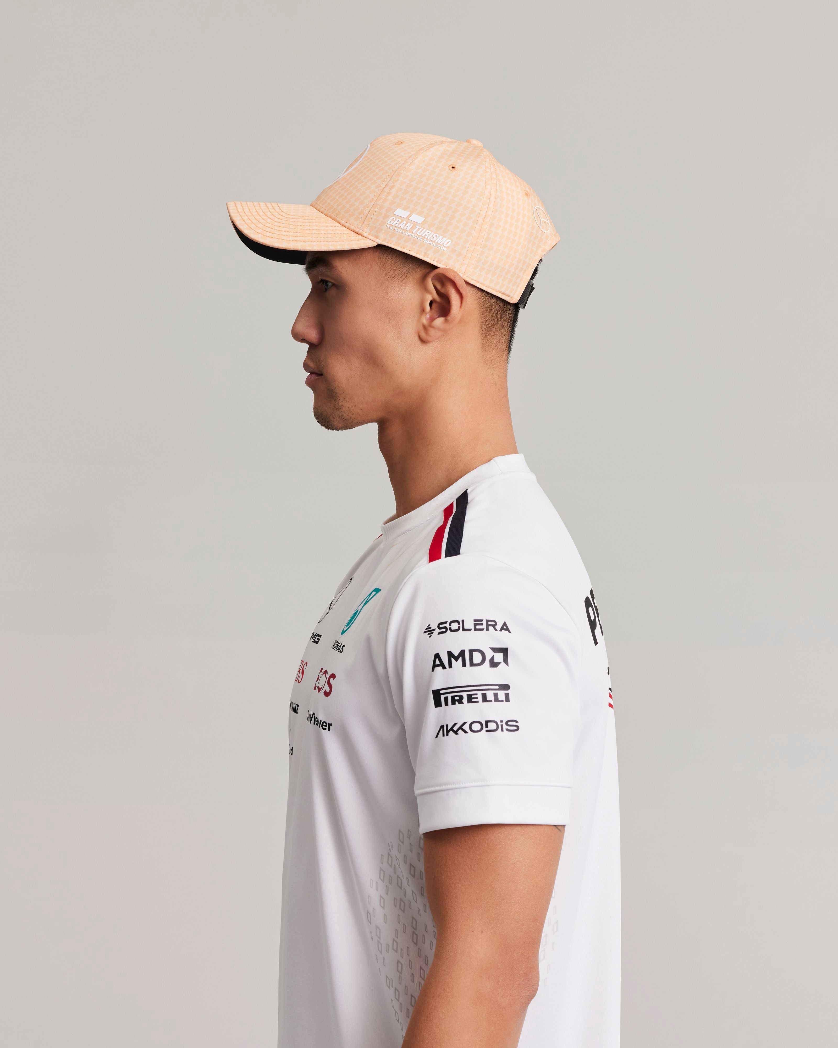 Lewis Hamilton 2023 Team Driver Cap Peach
