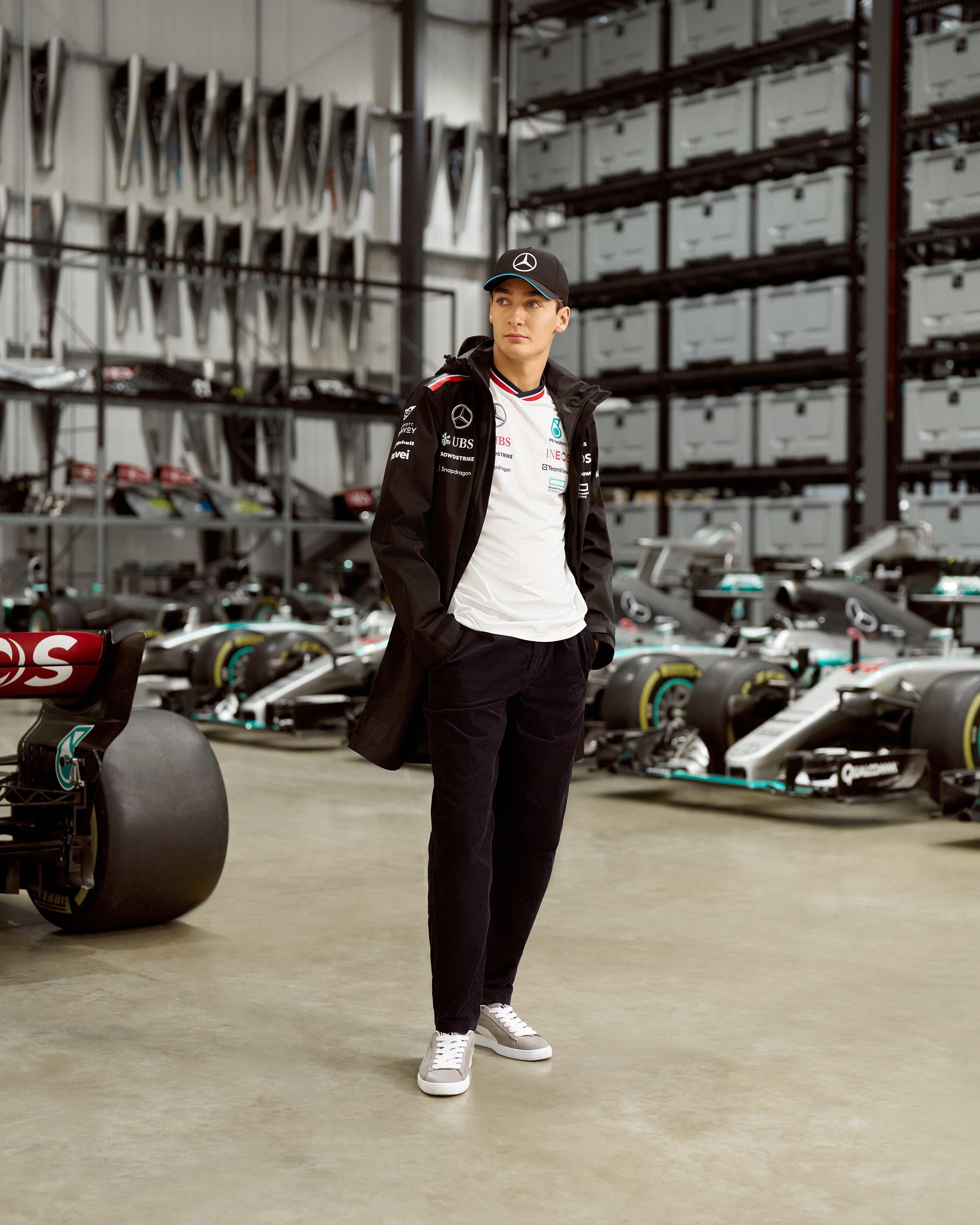 Vintage Mercedes selling Benz F1 jacket