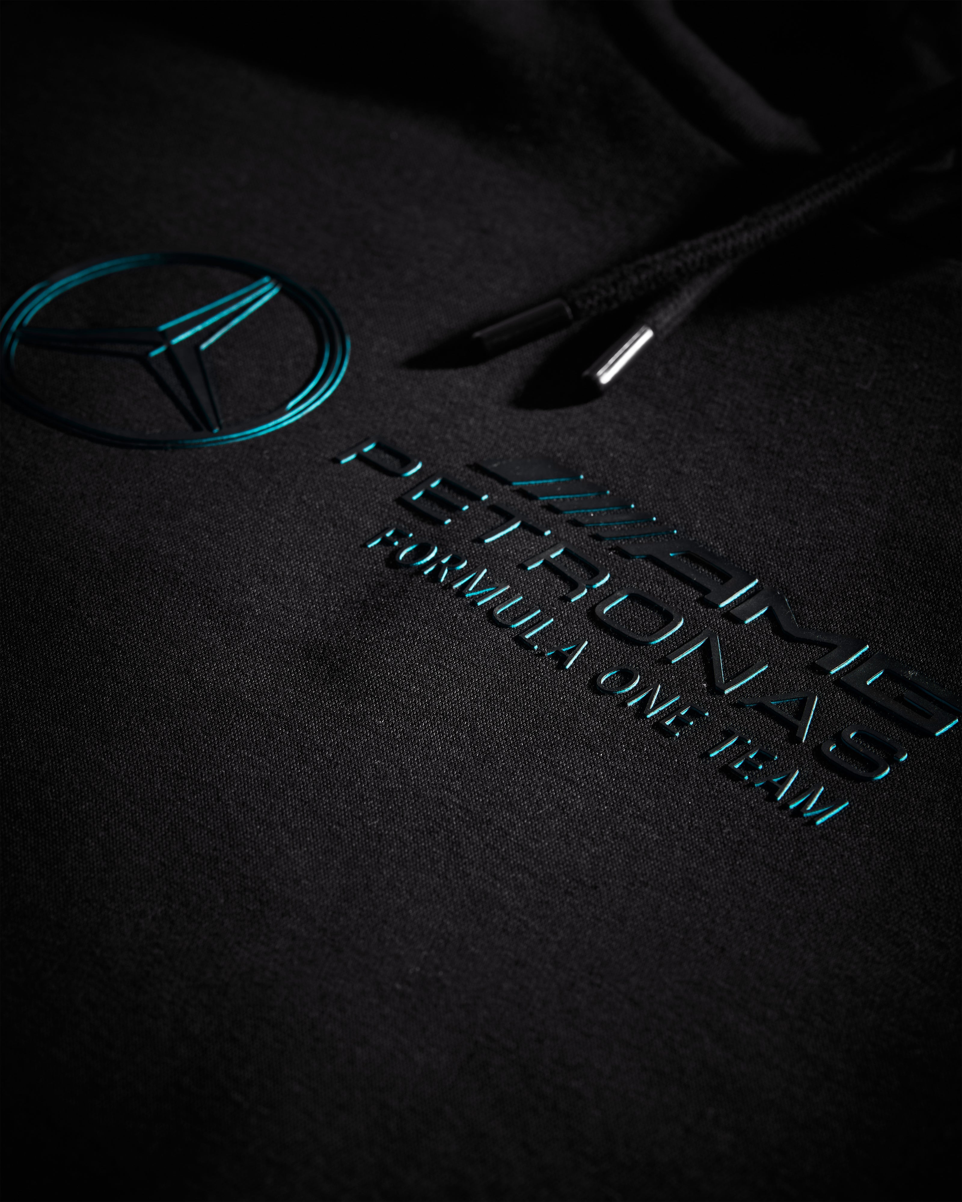 Mens Stealth Logo Hoody Black | Official Mercedes-AMG