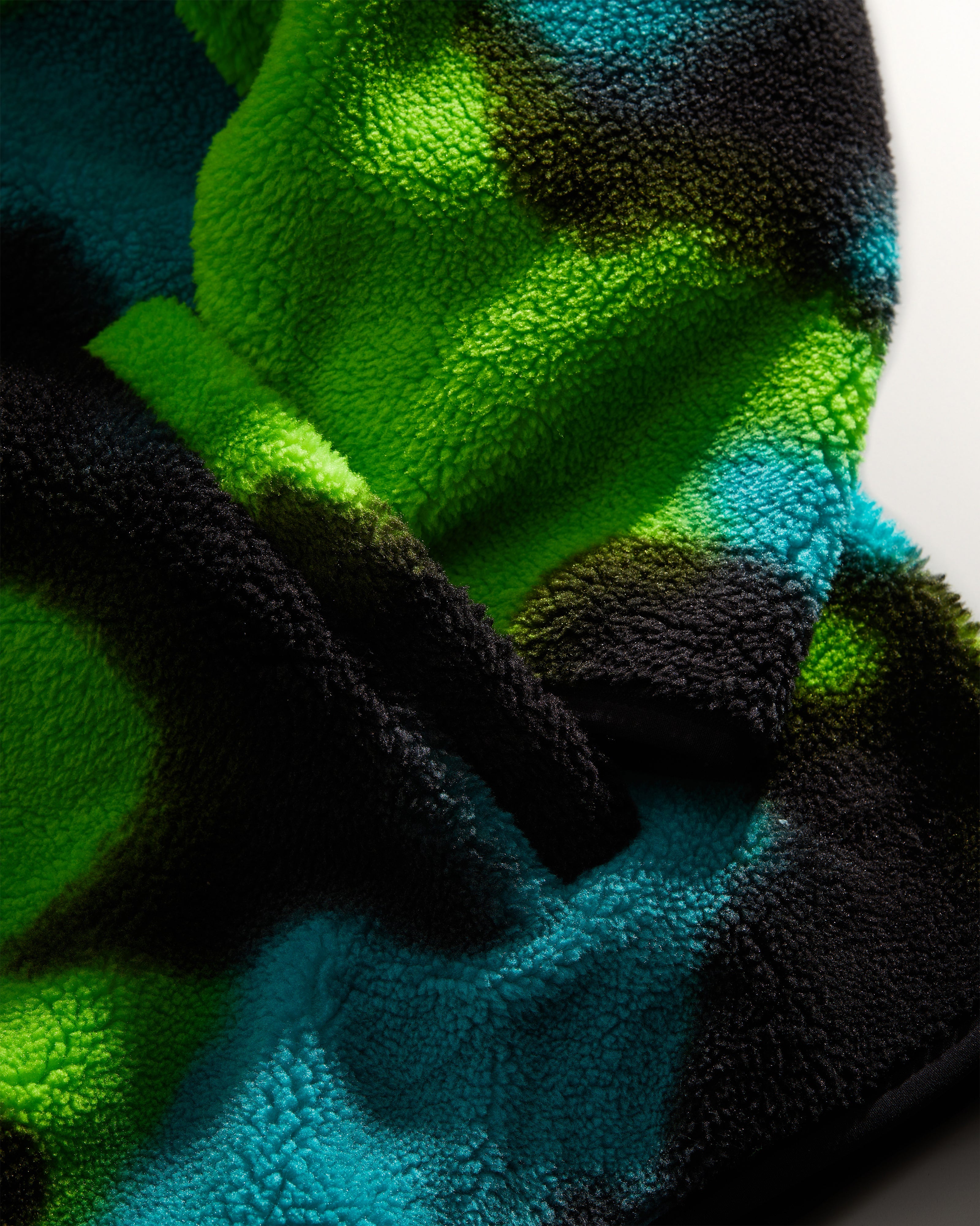 Spray Camo Sherpa 1/4 Sweater Multicolour