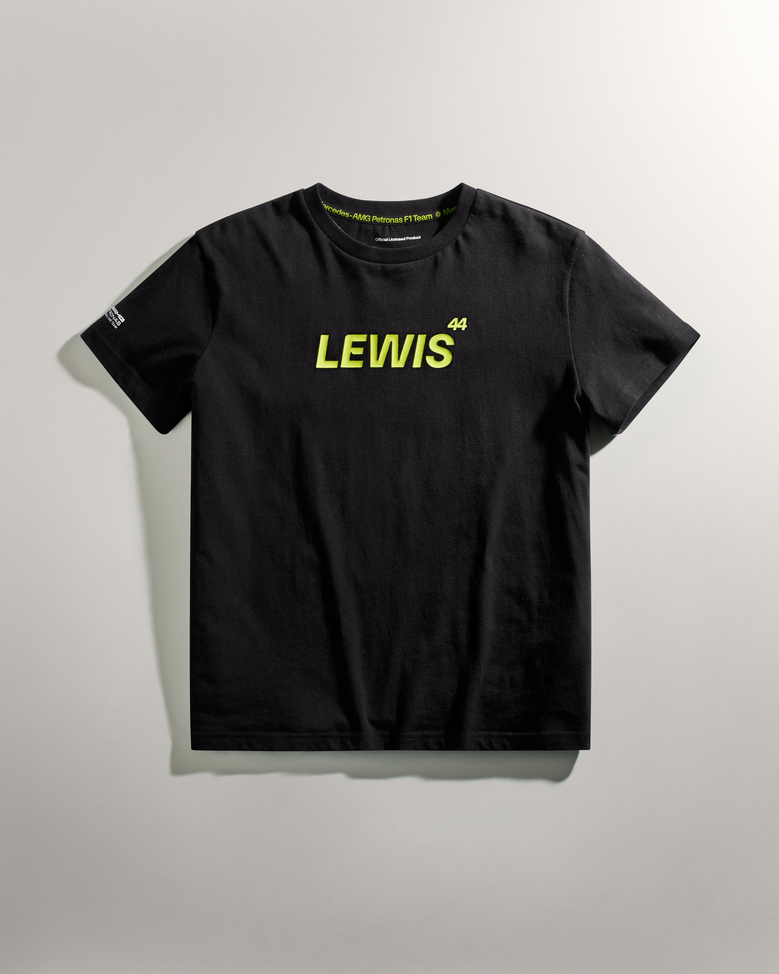 Womens Lewis Hamilton Tee Black | Official Mercedes-AMG PETRONAS F1 Team  Store
