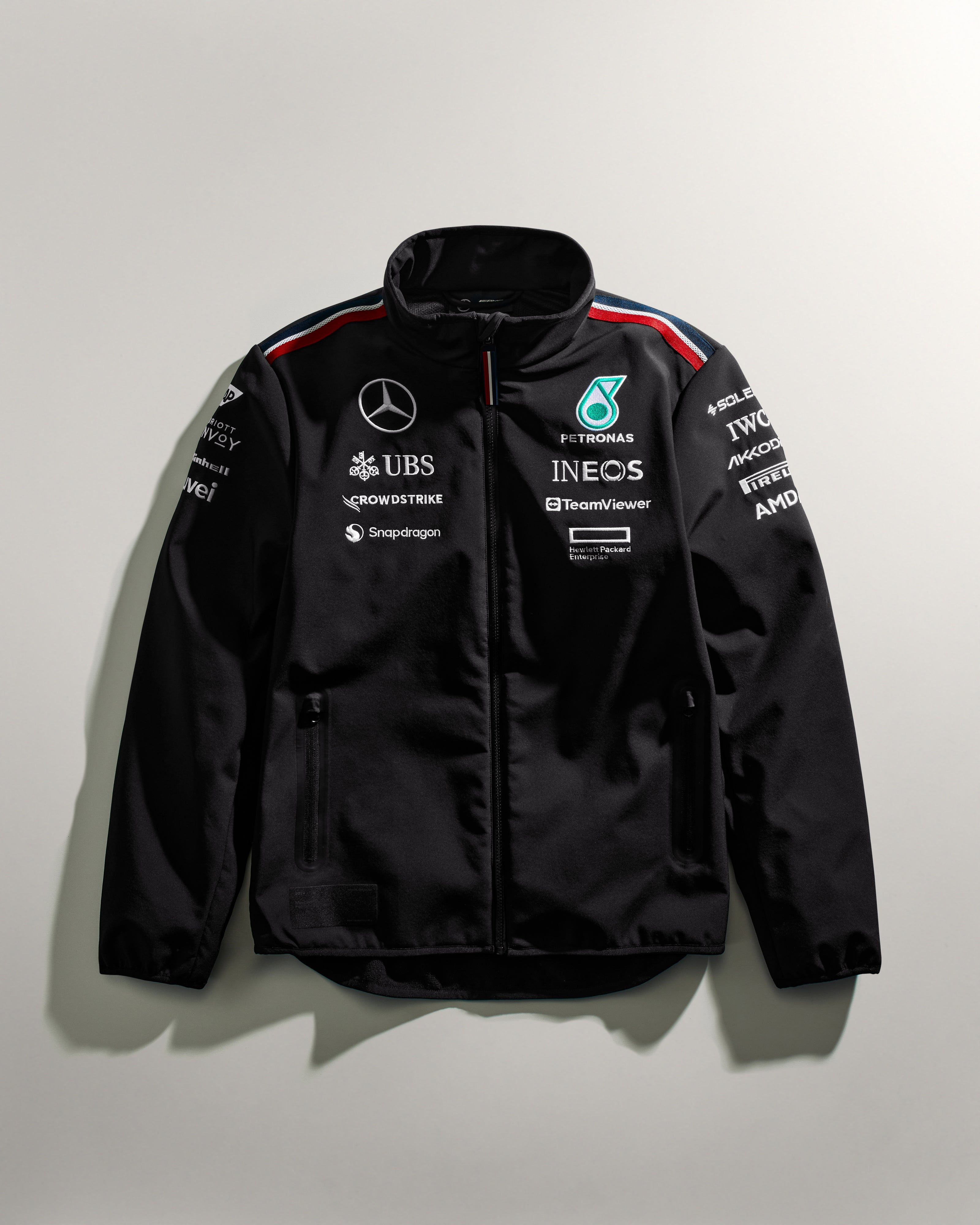 Mercedes F1 2024 Amg F1 Jacket Mens 2024 Team Softshell Jacket