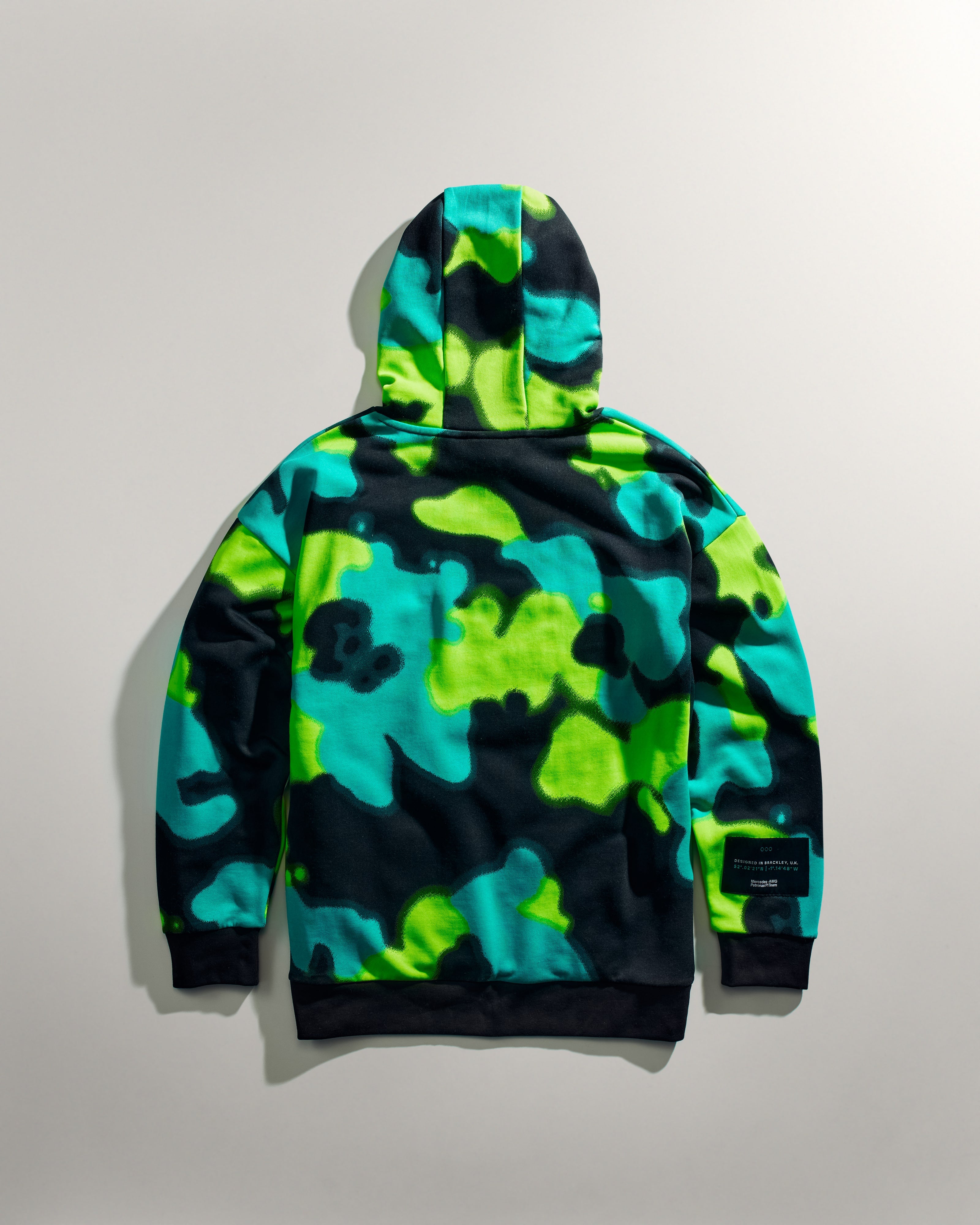 Spray Camo Relaxed Fit Hoody Multicolour | Official Mercedes