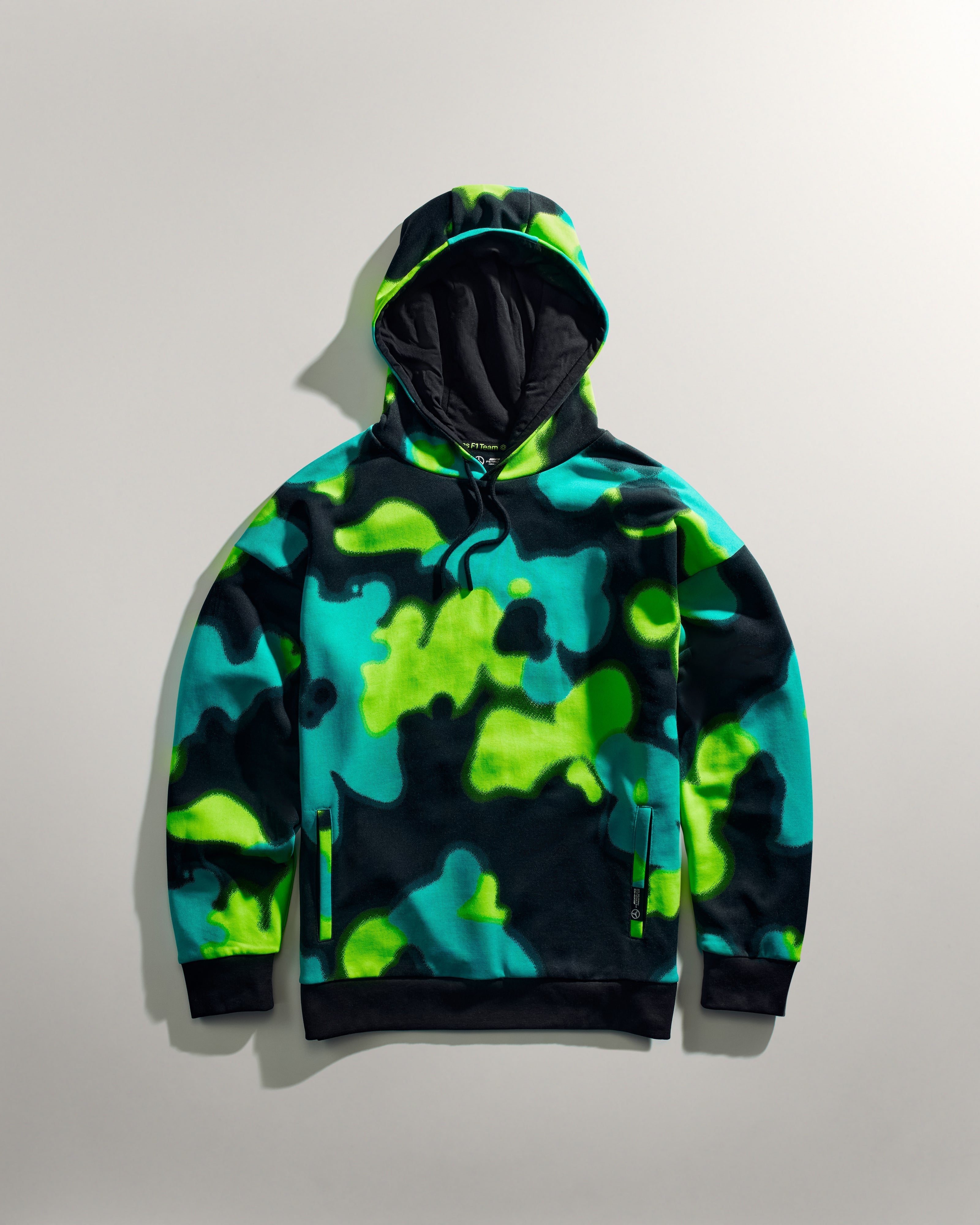 Spray Camo Relaxed Fit Hoody Multicolour Official Mercedes AMG PETRONAS F1 Team Store