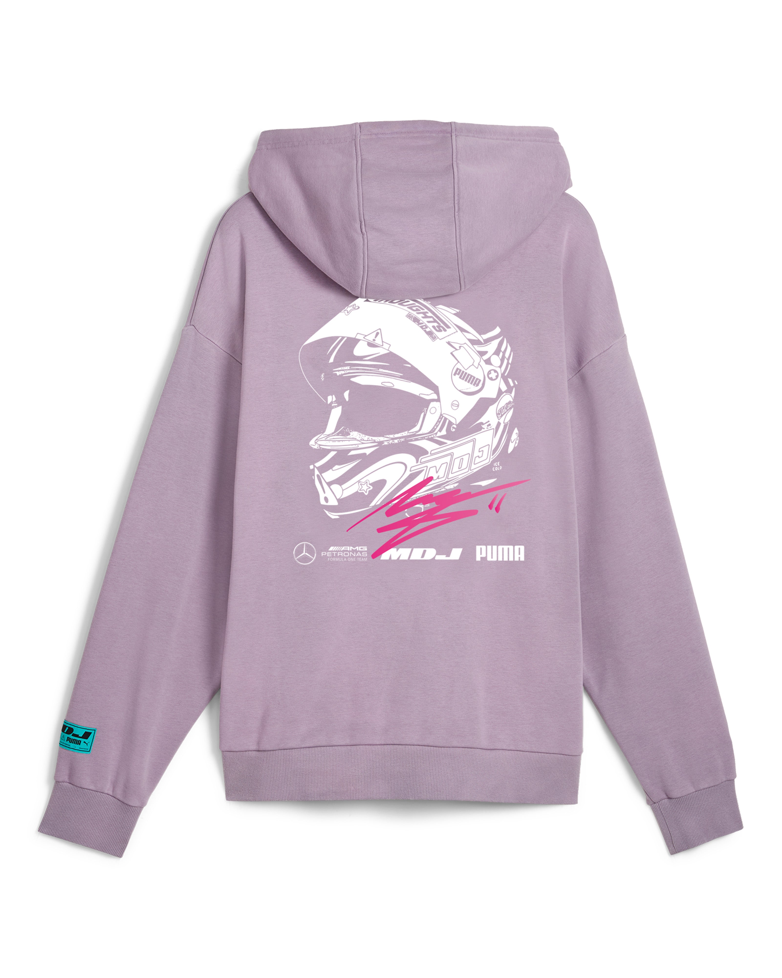 Mad Dog Jones x Mercedes-AMG F1 x PUMA Graphic Hoody Plum