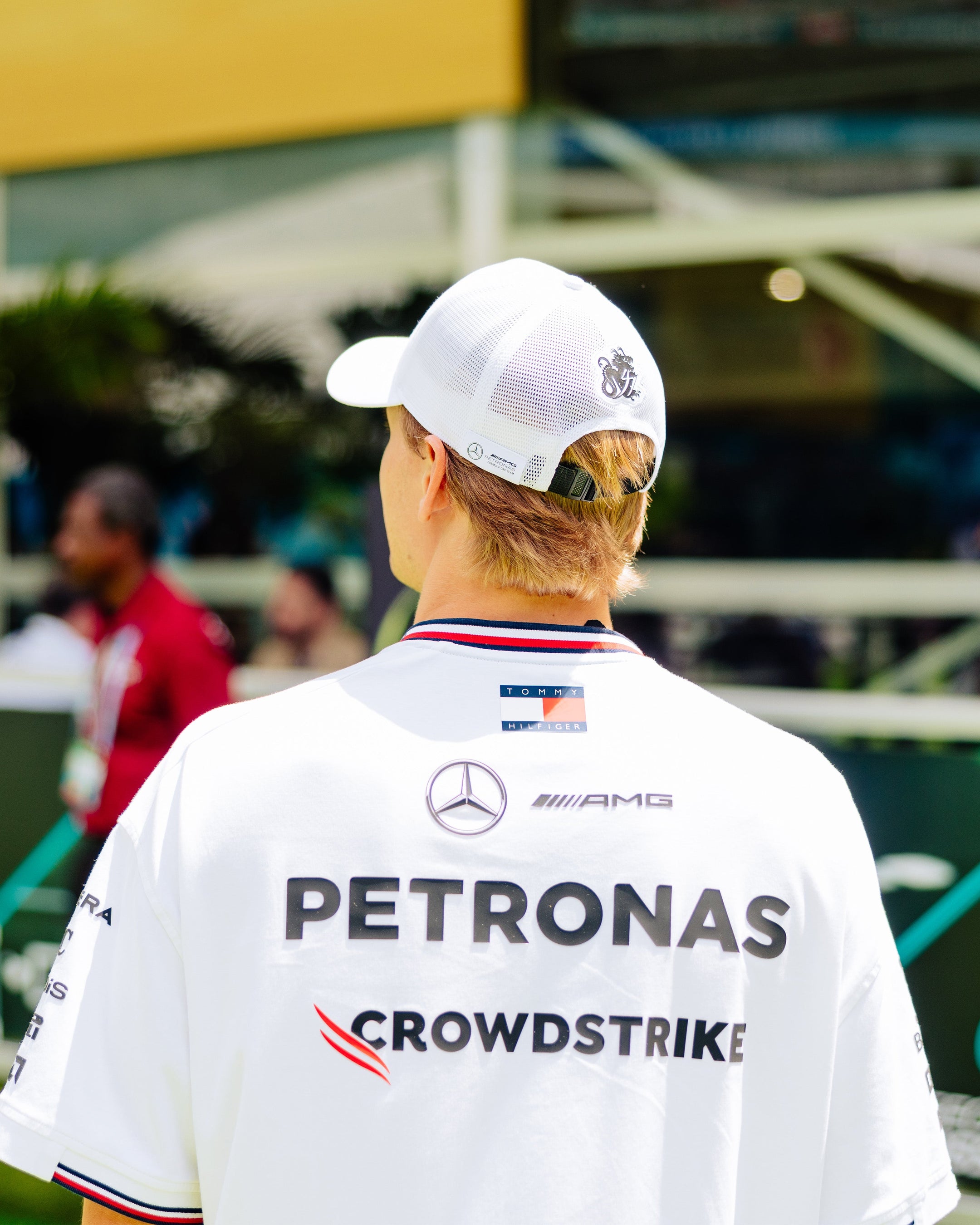 Mick Schumacher Team Driver Cap White | Official Mercedes-AMG PETRONAS