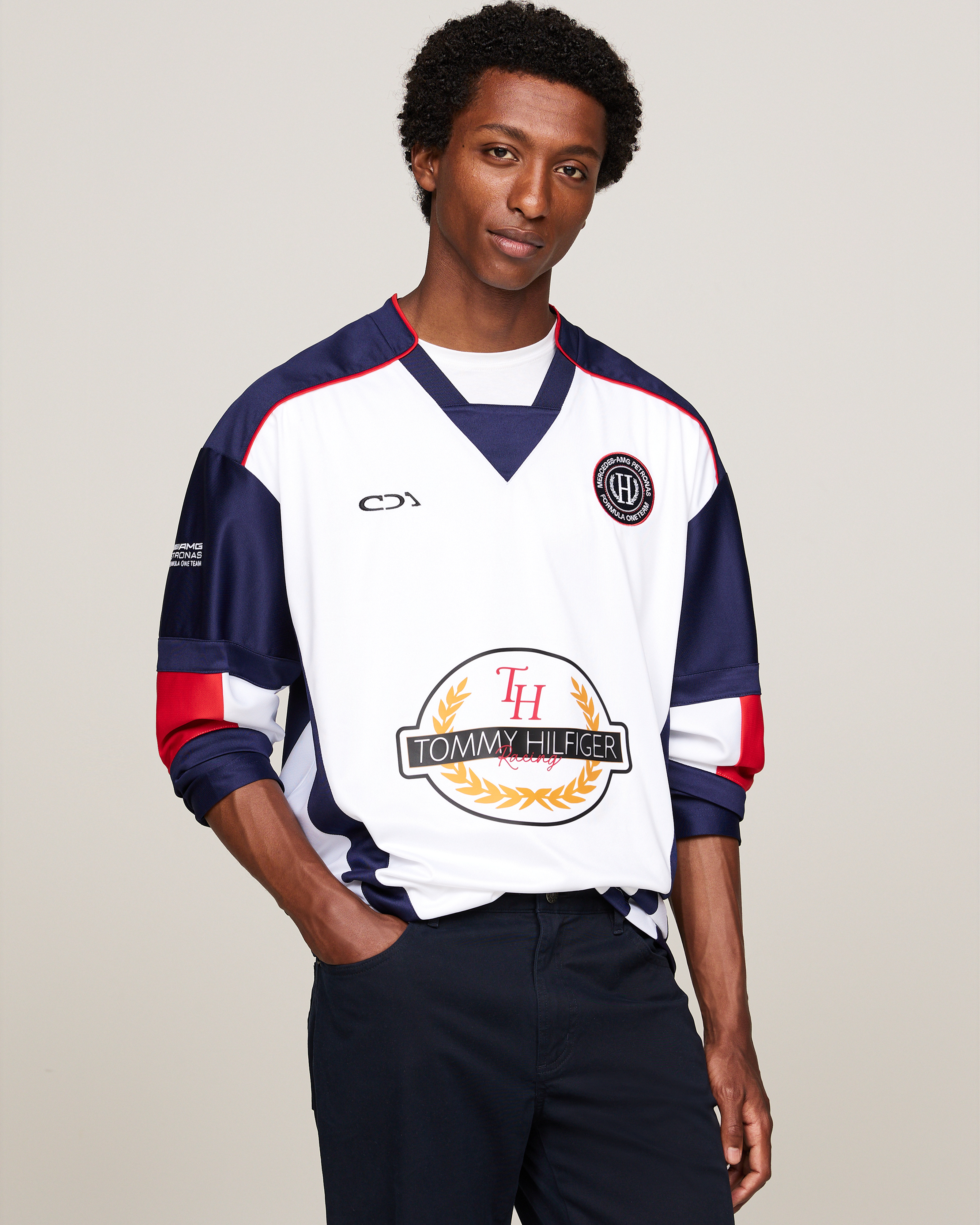 Tommy x Mercedes-AMG F1 x Clarence Ruth Hockey Jersey