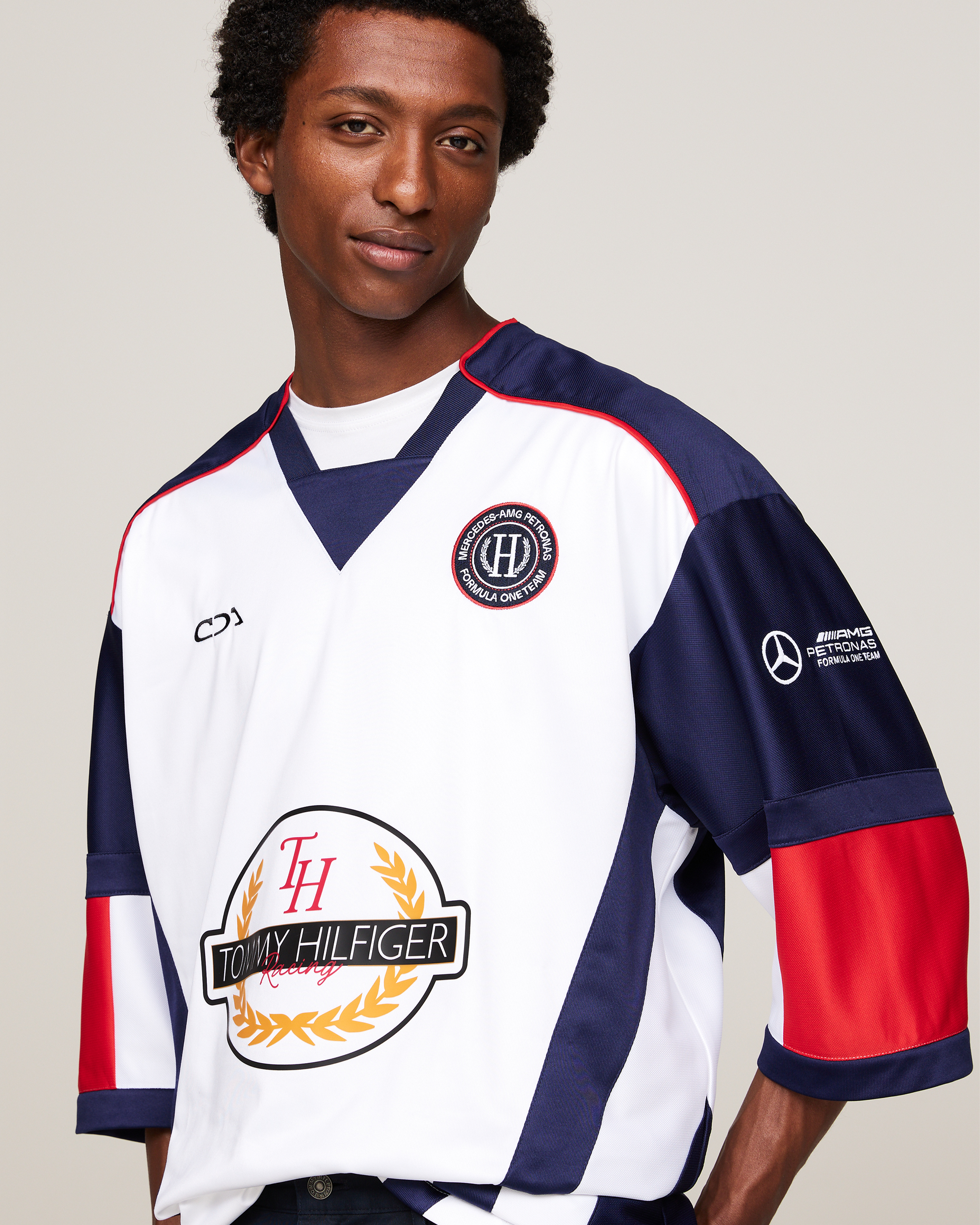 Tommy x Mercedes-AMG F1 x Clarence Ruth Hockey Jersey