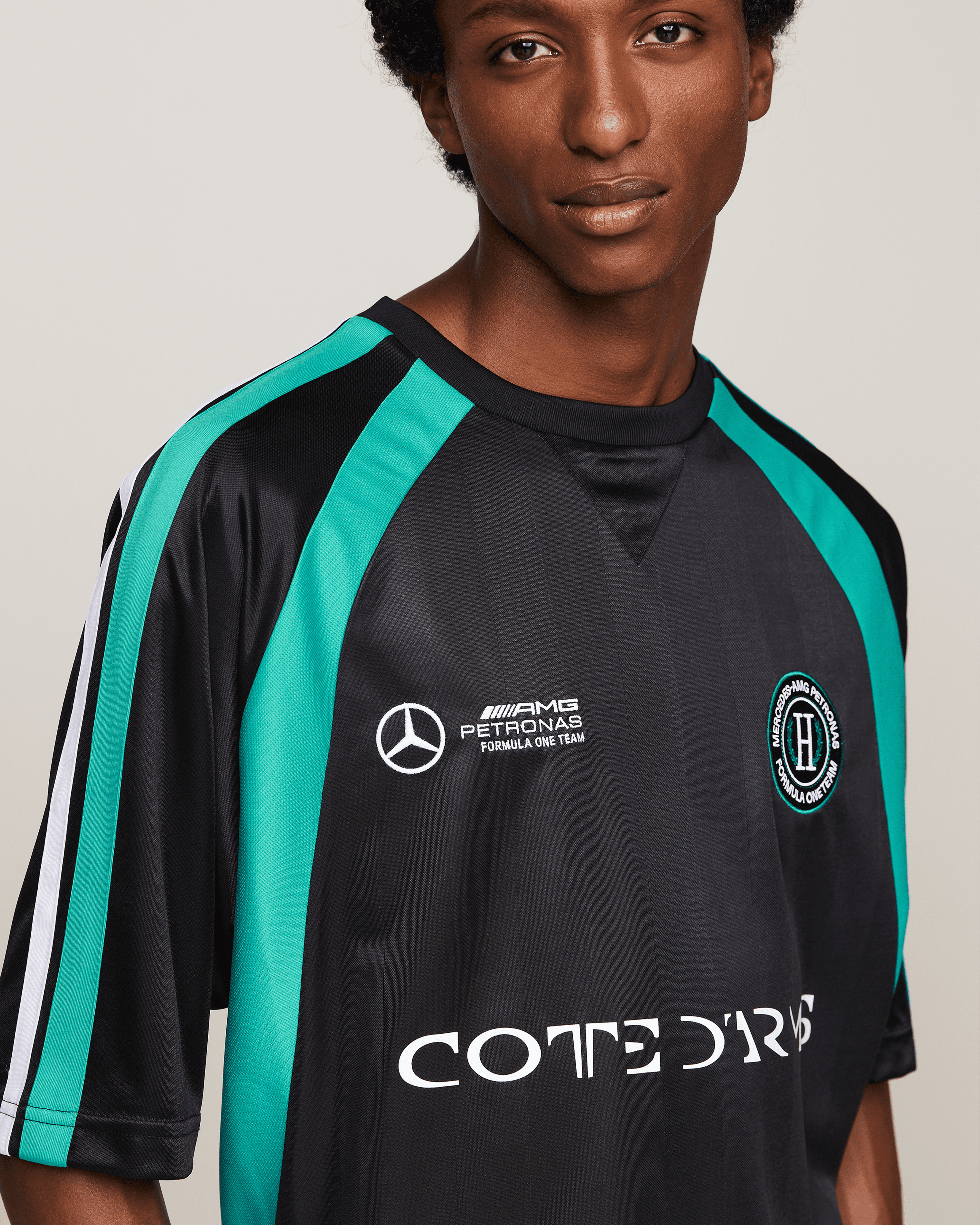 Tommy x Mercedes-AMG F1 x Clarence Ruth Hamilton Soccer Tee