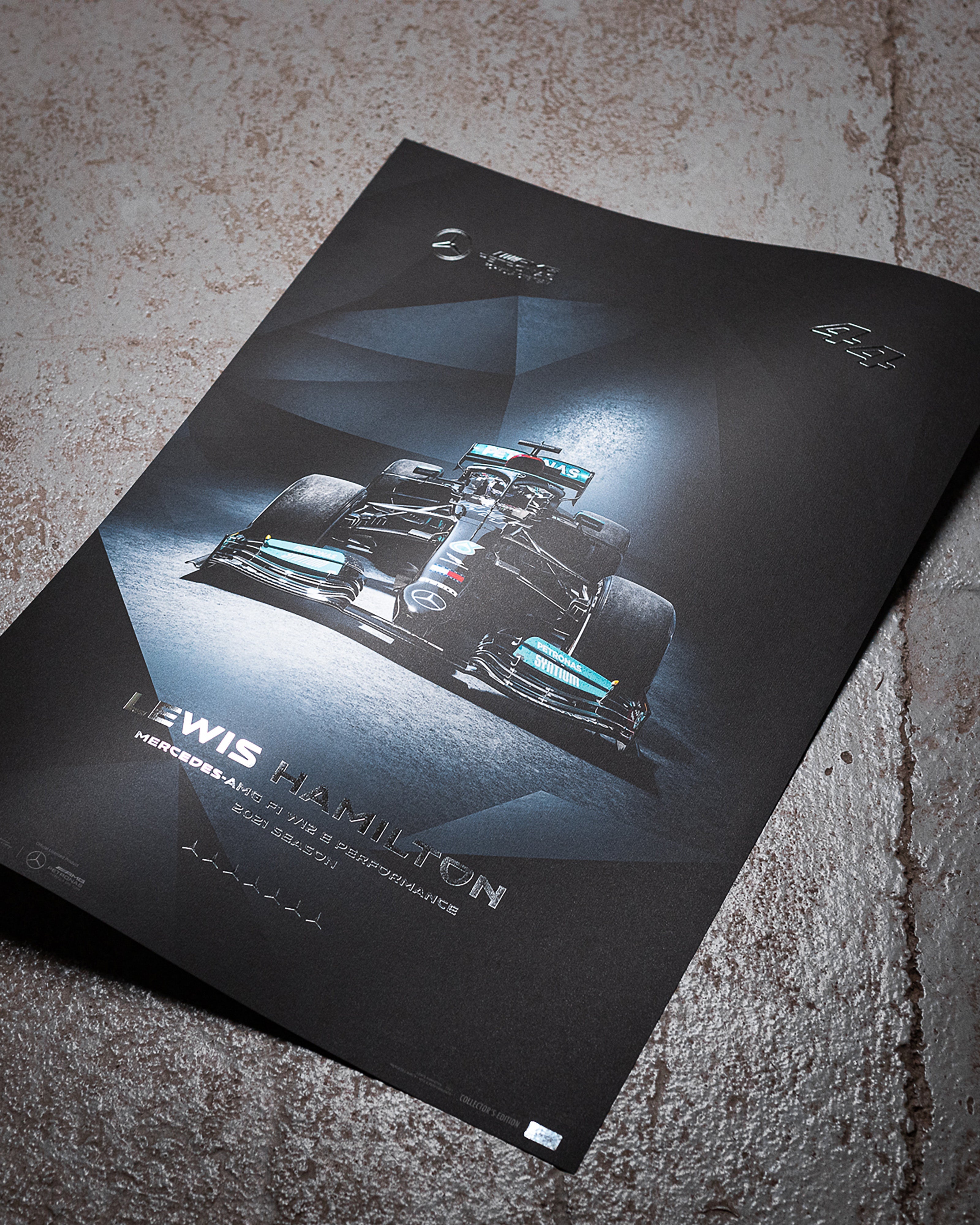 Lewis Hamilton 2021 Collectors Edition Poster