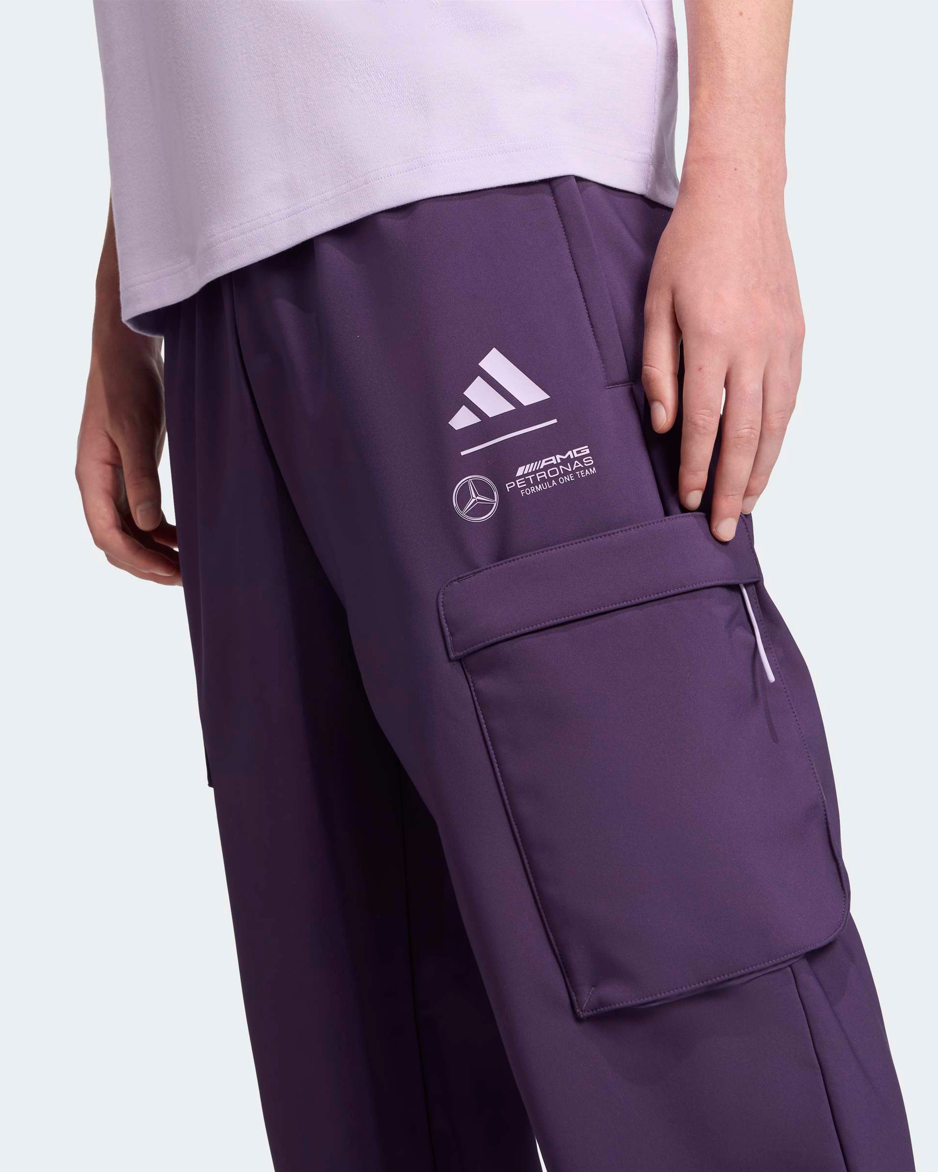 Mens Premium Woven Joggers Dark Purple | Official Mercedes-AMG