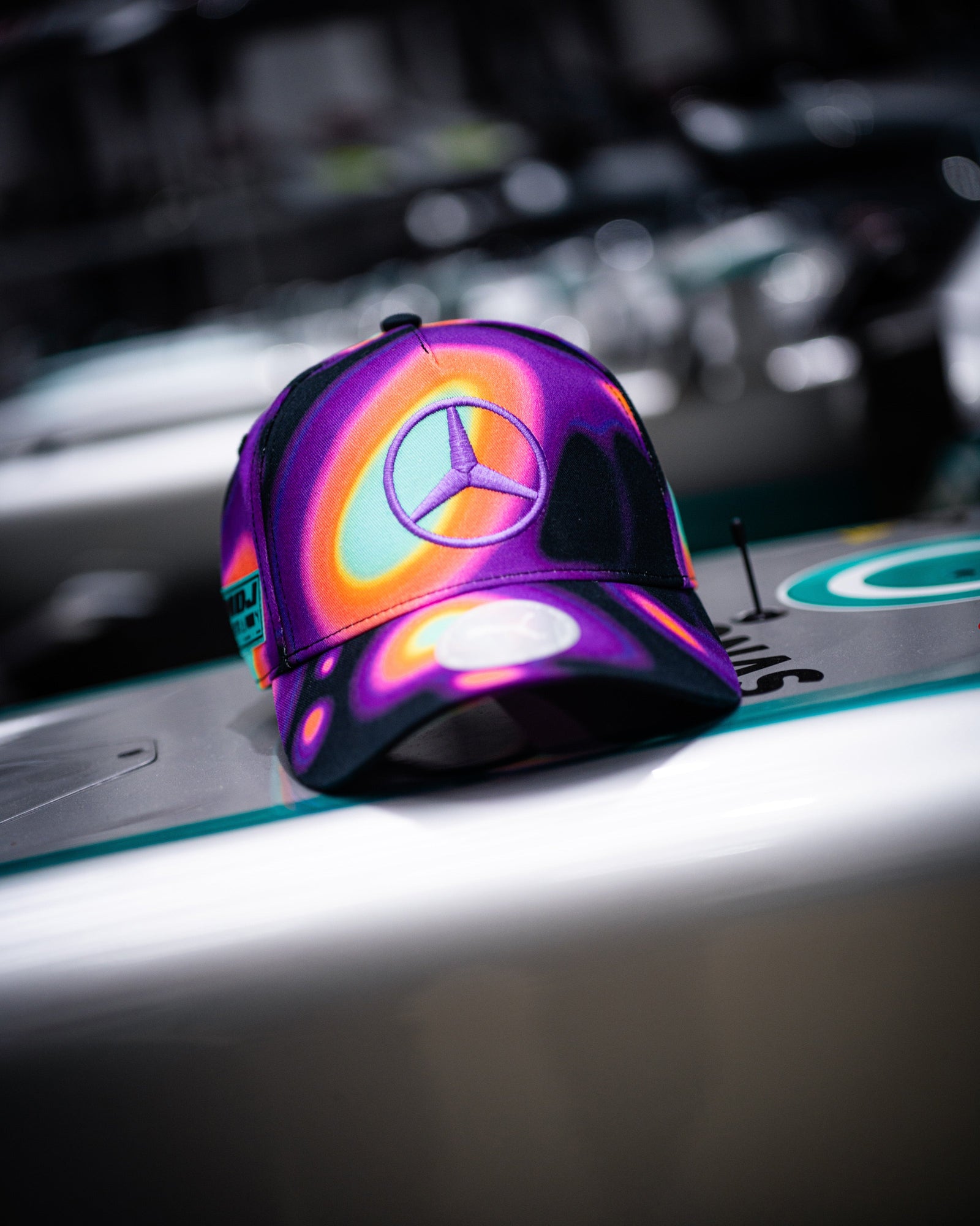 Mad Dog Jones x Mercedes-AMG F1 x PUMA Lewis Hamilton Special Edition Miami Cap