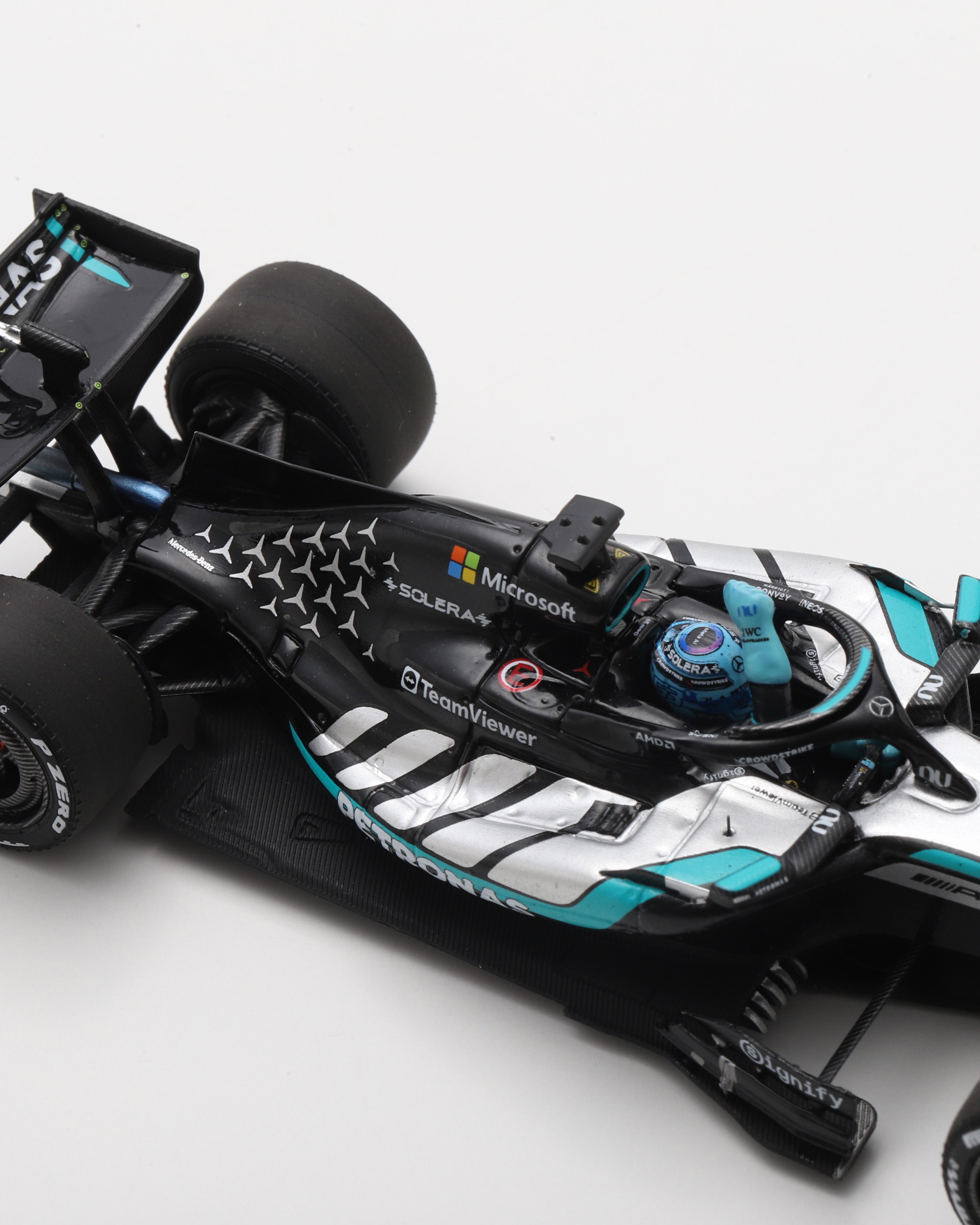 George Russell Australia GP 2026 Car Model with Pit Board