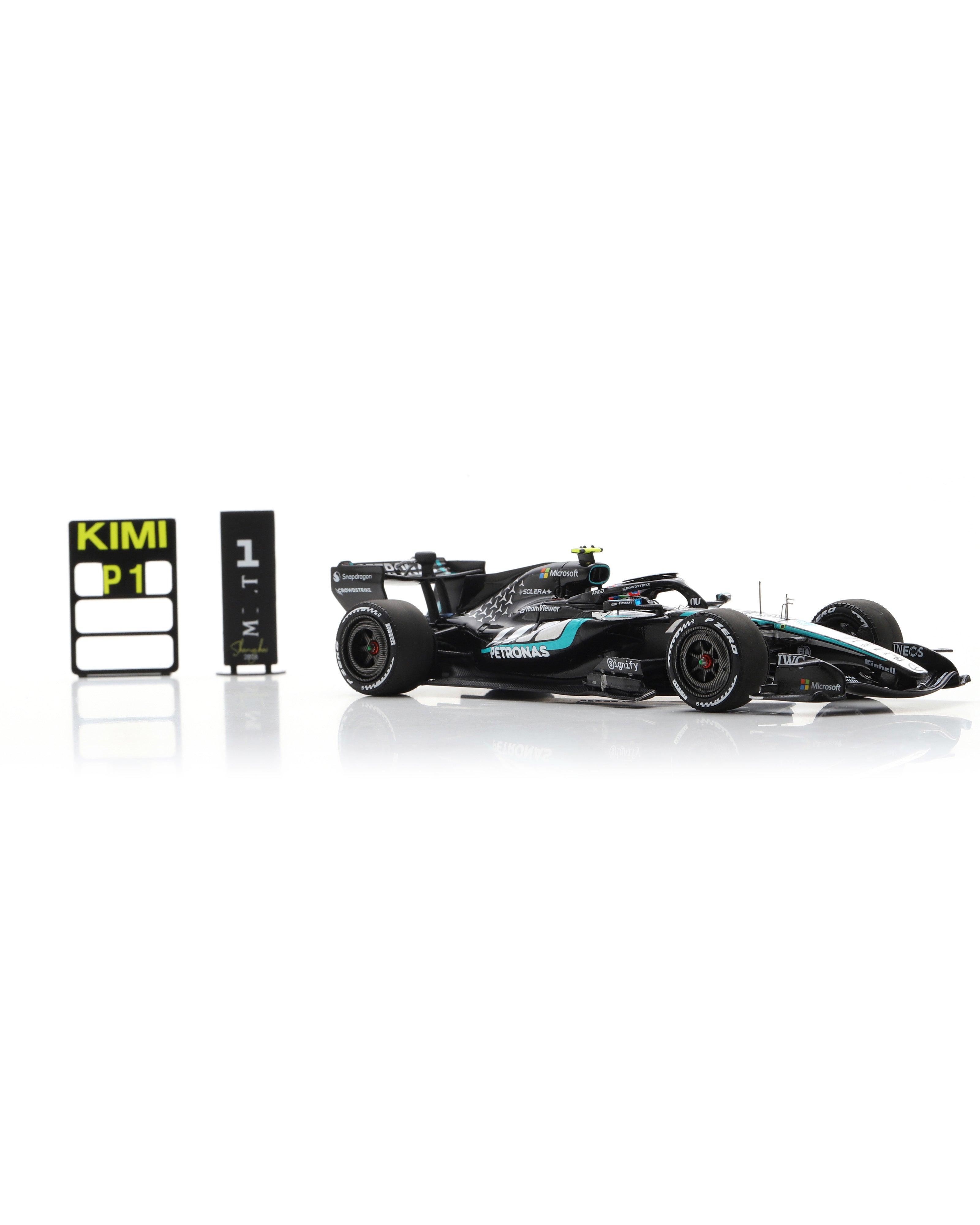 Kimi Antonelli Chinese GP 2026 Car Model with Pit Board
