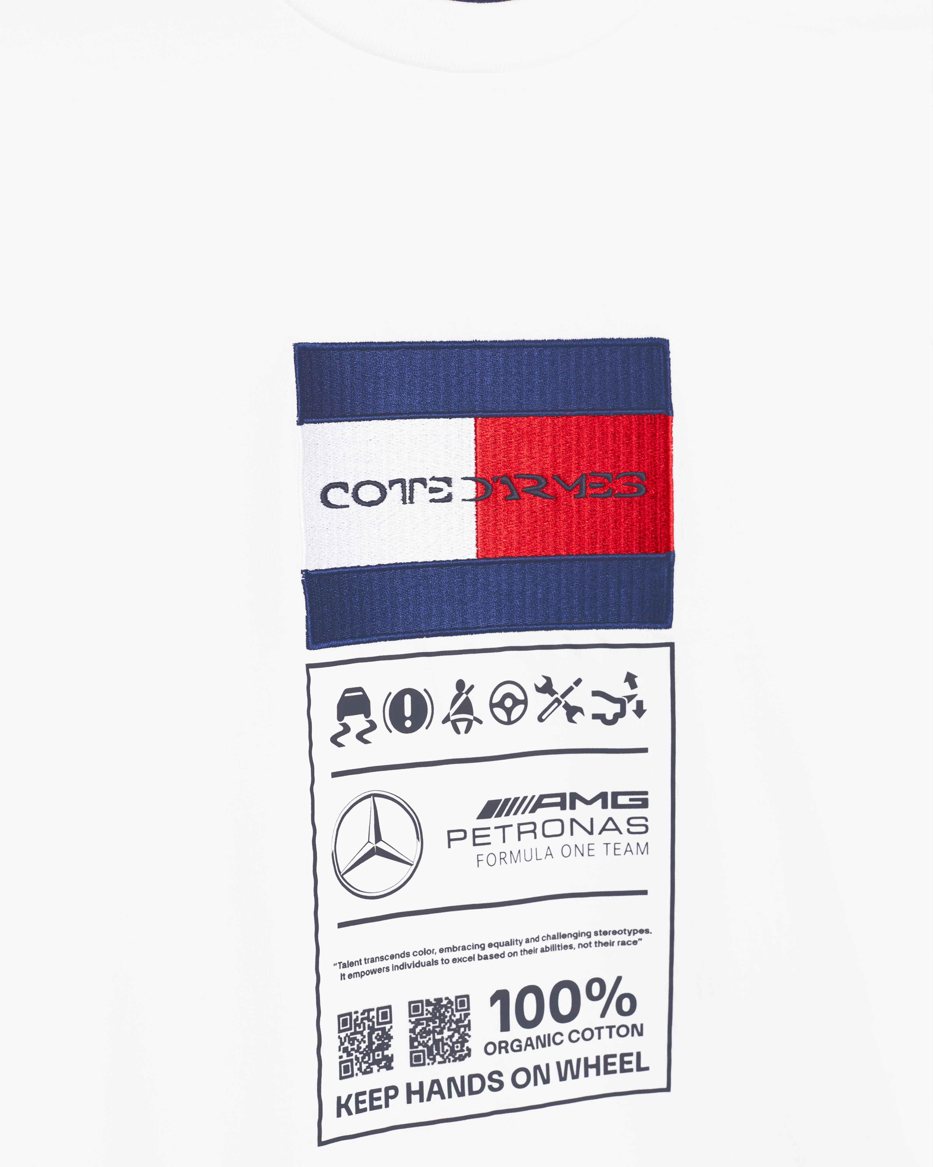 Tommy x Mercedes-AMG F1 x Clarence Ruth Label Tee White