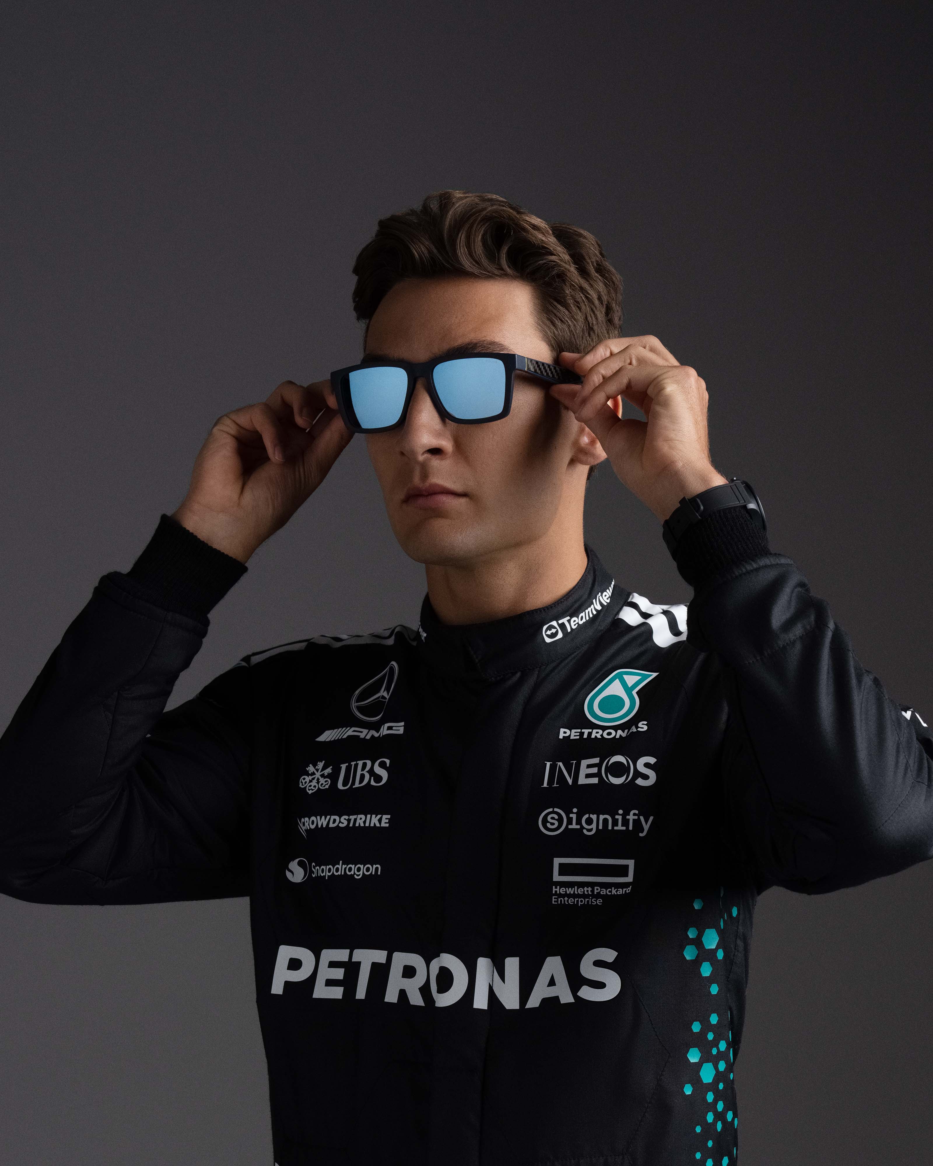 Police x Mercedes Sunglasses Police SPLR49M Blue