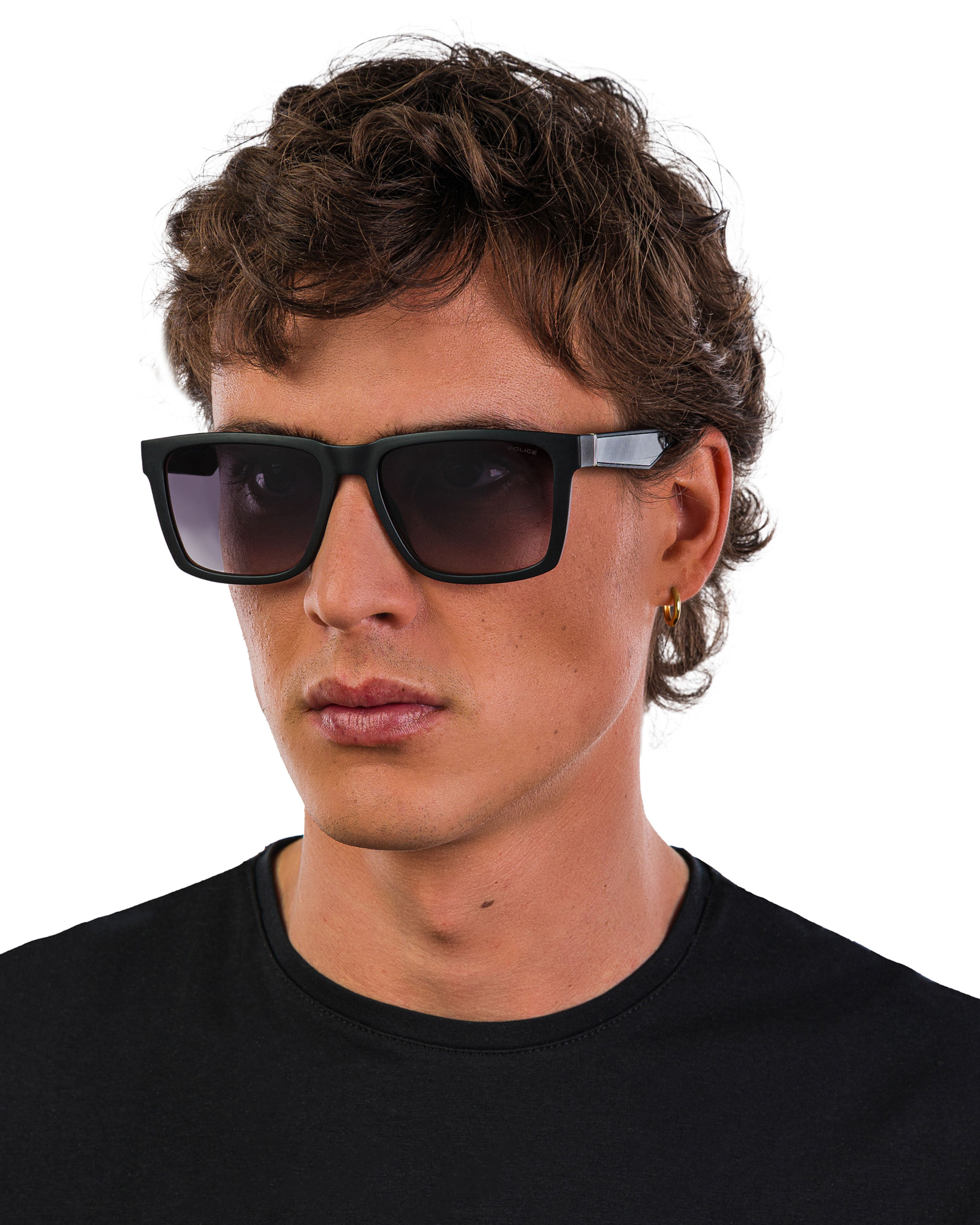 Police x Mercedes Sunglasses Police SPLR49M Matte Black