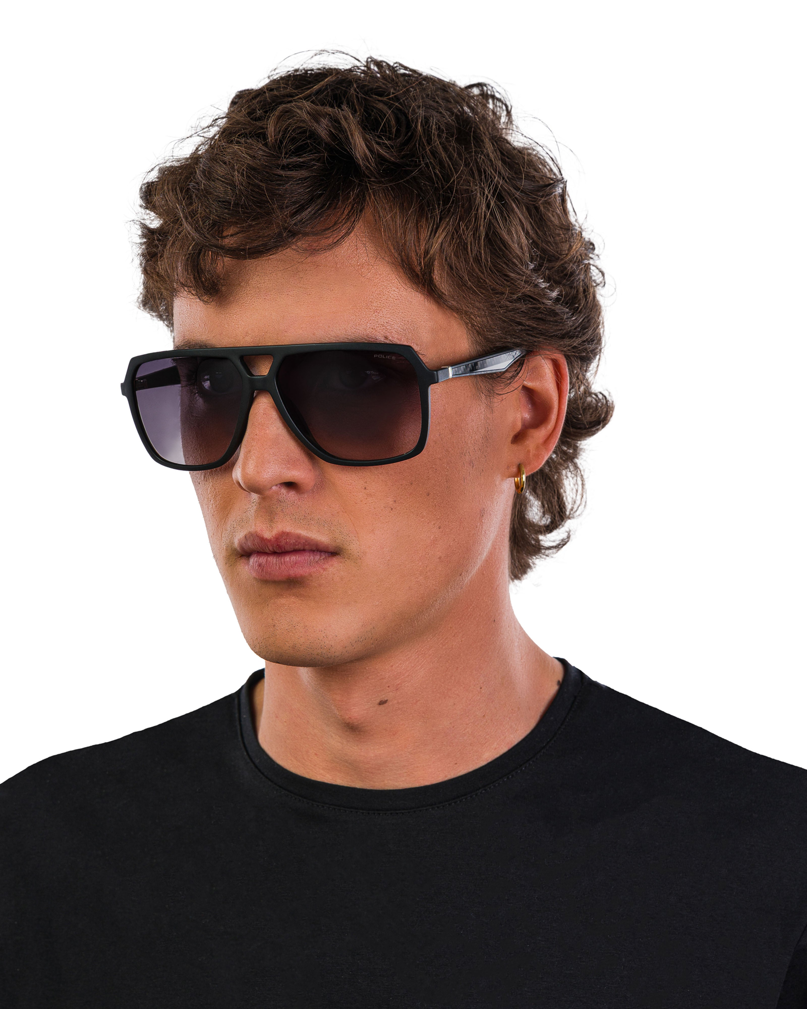 Police x Mercedes Sunglasses Police SPLR50M Matte Black