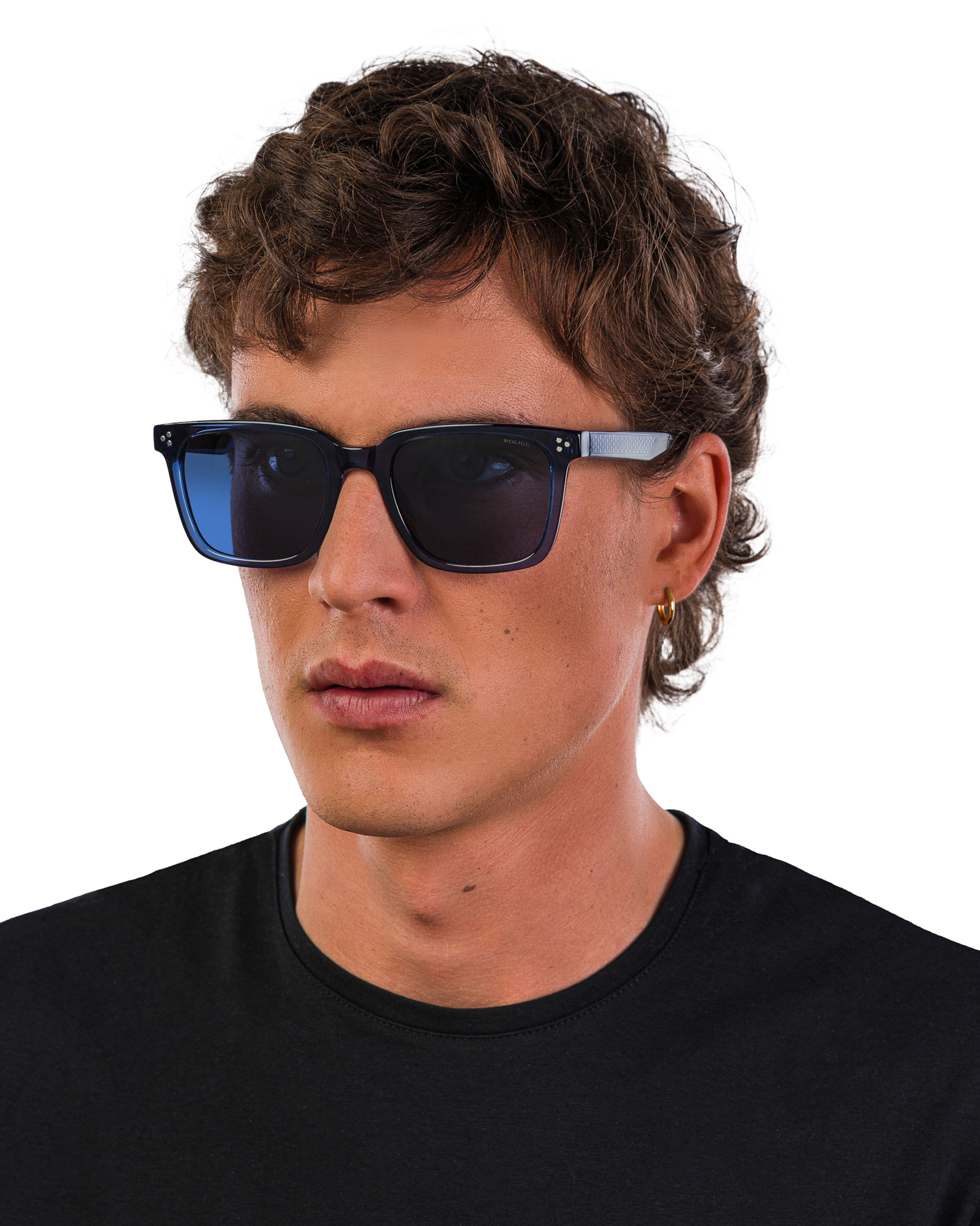 Police x Mercedes Sunglasses Police SPLR51 Blue | Official