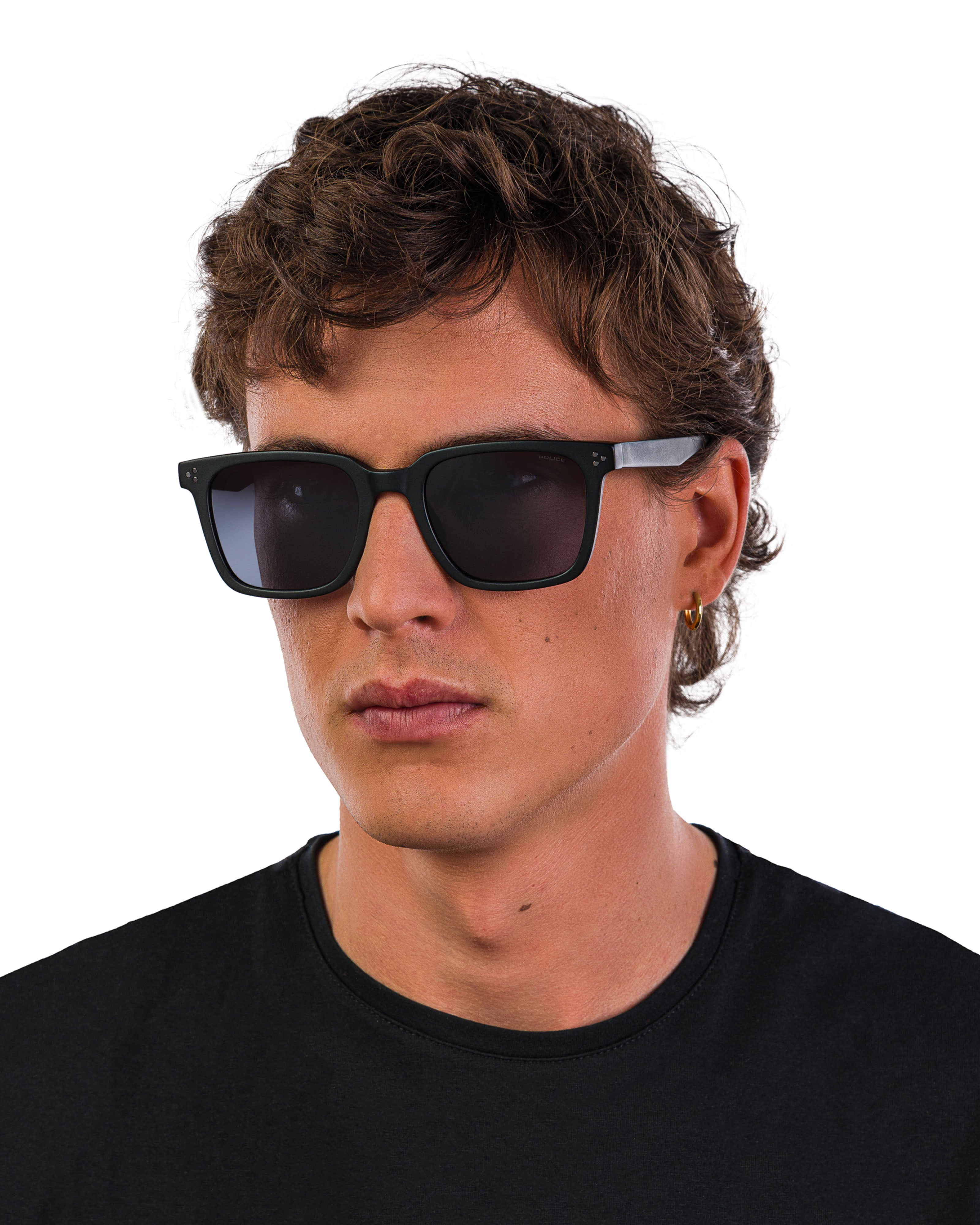 Police x Mercedes Sunglasses Police SPLR51 Matte Black