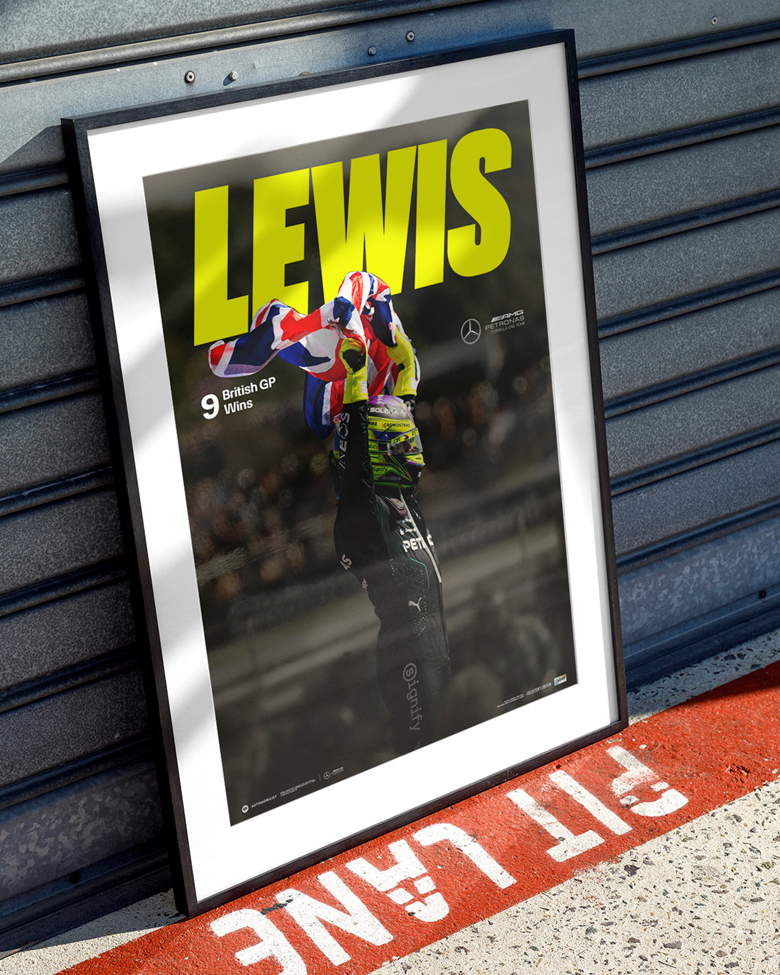 Lewis Hamilton 2024 Silverstone Poster