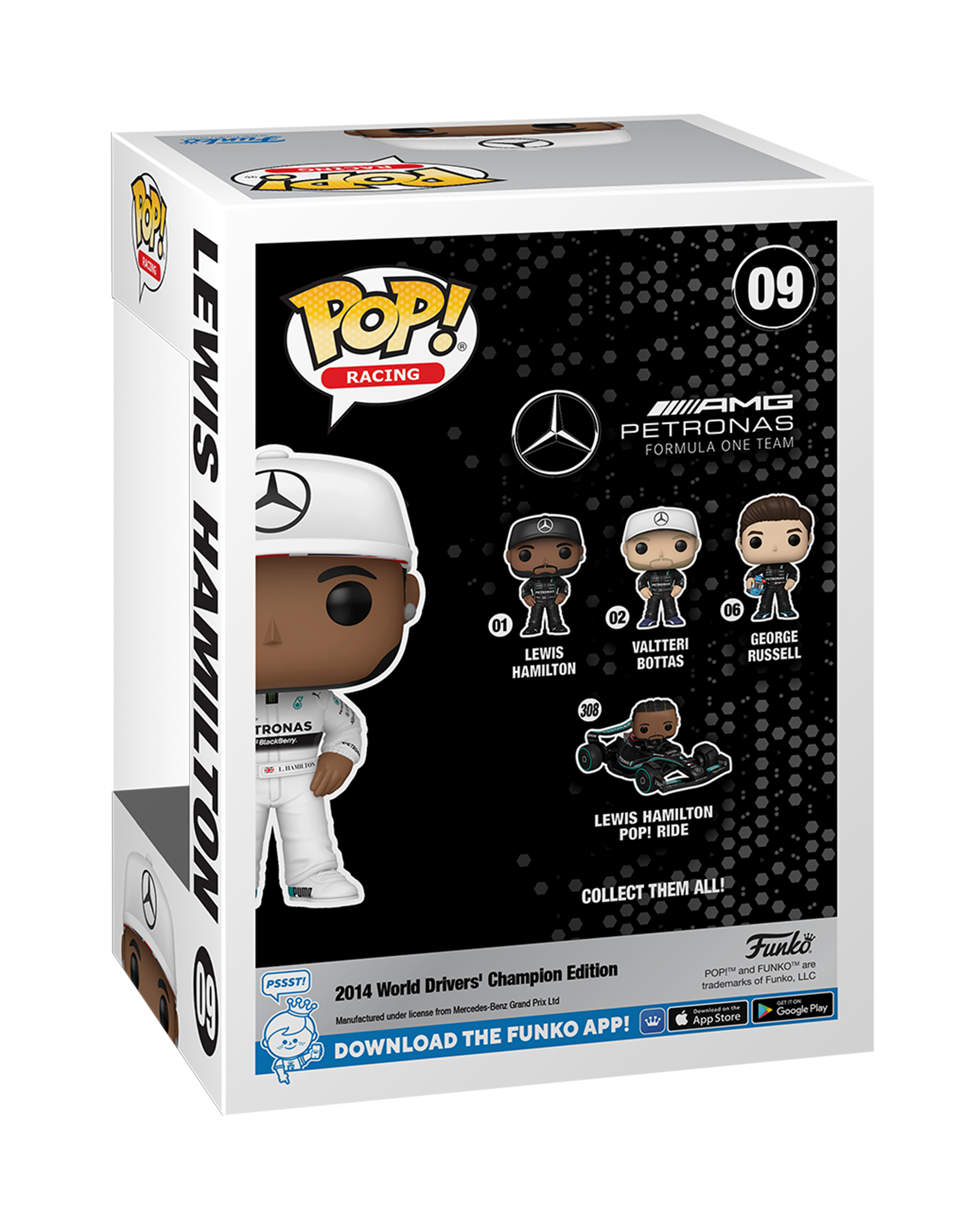 Lewis Hamilton Funko Pop! 2014 World Drivers' Champion Edition