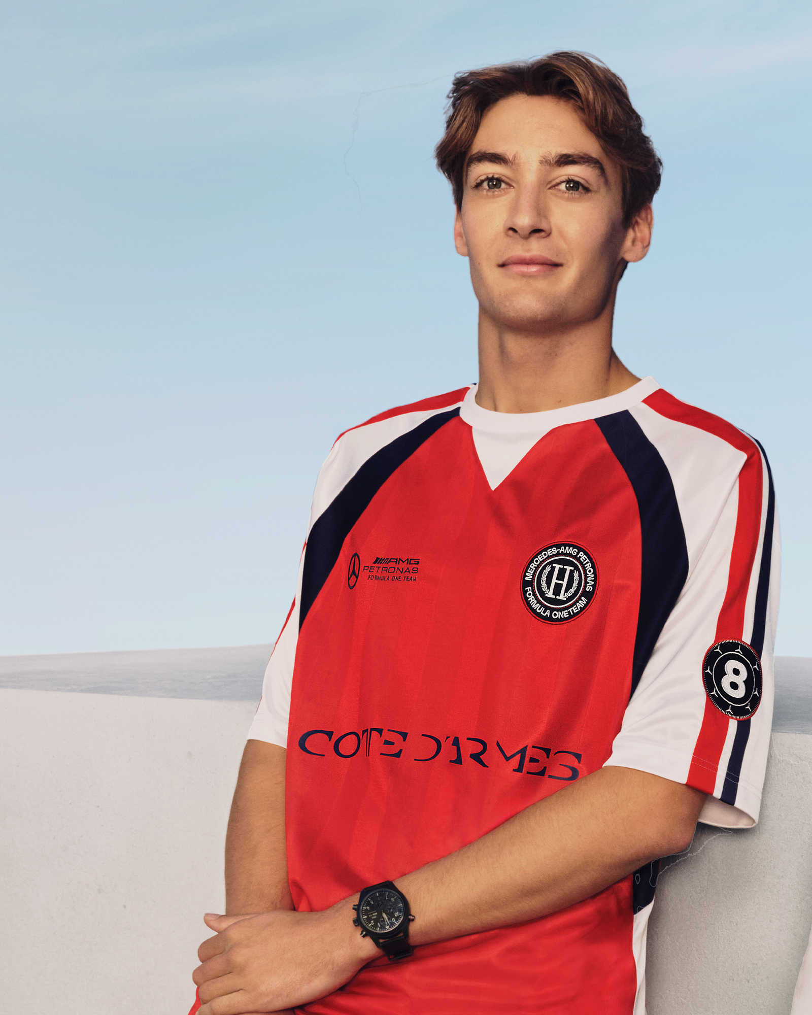 Tommy x Mercedes-AMG F1 x Clarence Ruth Hilfiger Soccer Tee