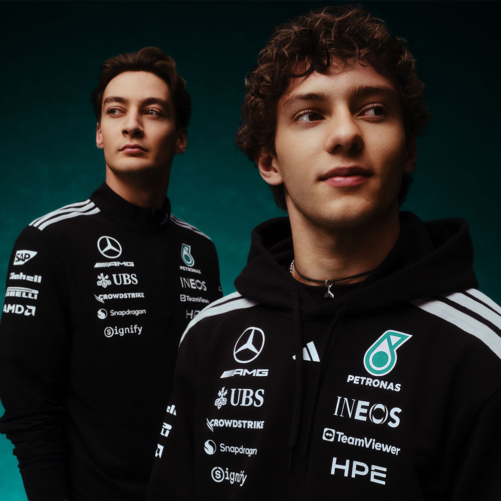 2026 Women's DNA Full-Zip Hoodie - Black | Mercedes-AMG PETRONAS