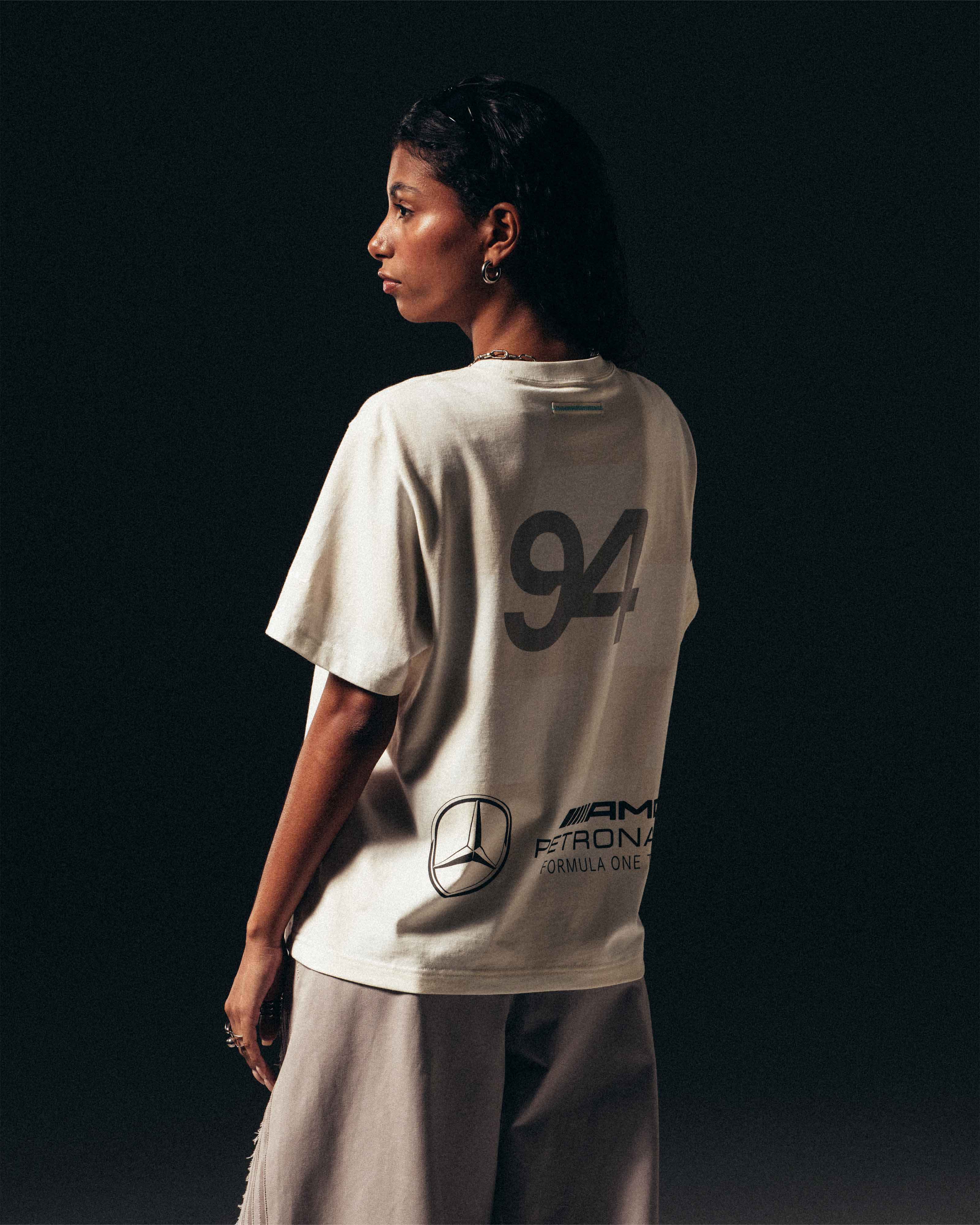 adidas para Bad Bunny x Mercedes-AMG F1 T-shirt White | Official